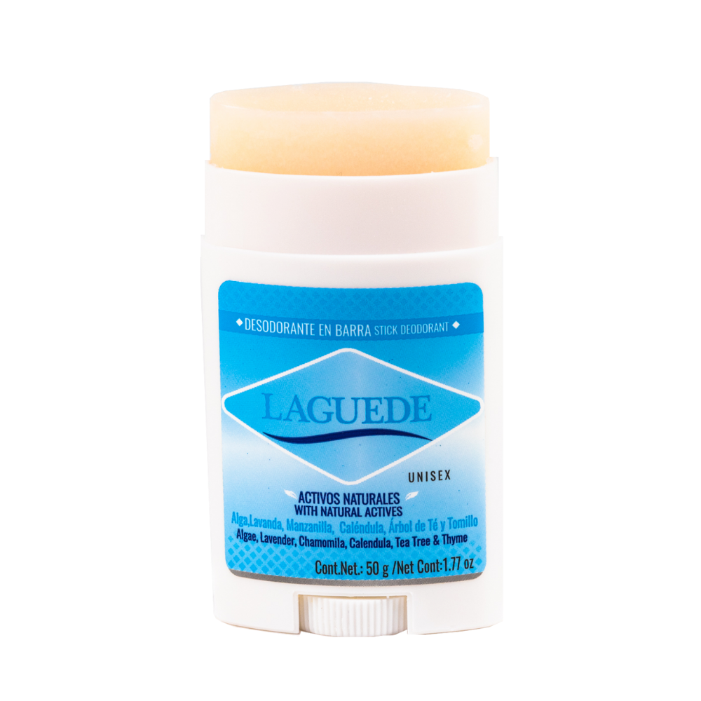 Desodorante Aclarante Natural en Barra 3 Unidades Laguede para toda la Familia