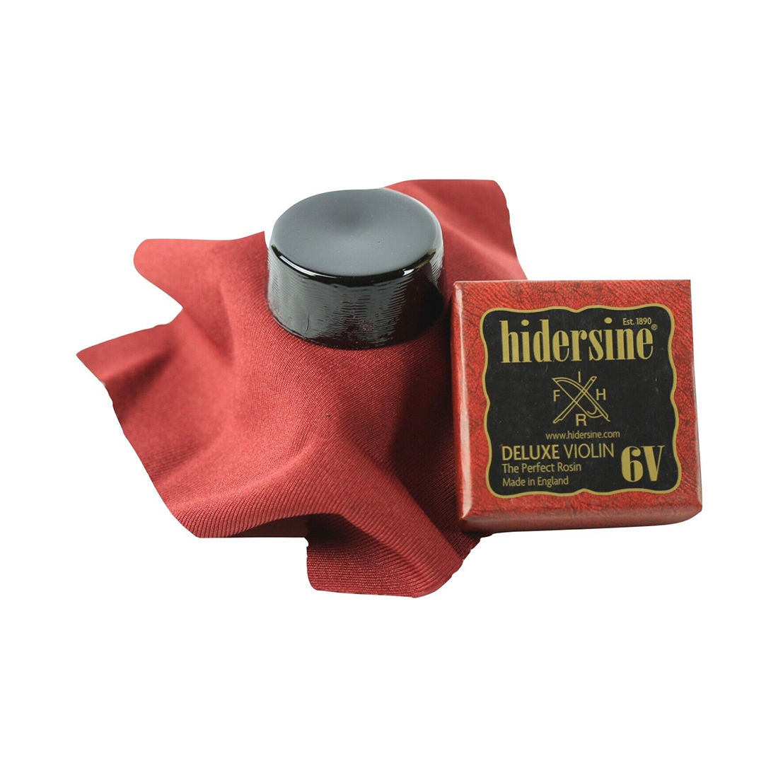 Brea Hidersine 6VMX Colofonia Negra P/Violín Redonda