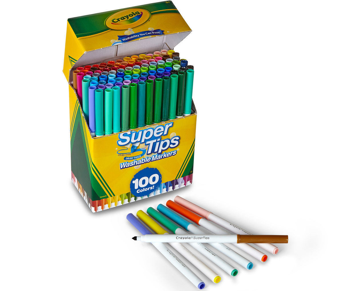 Marcadores Lavables Super Tips 100 Colores 