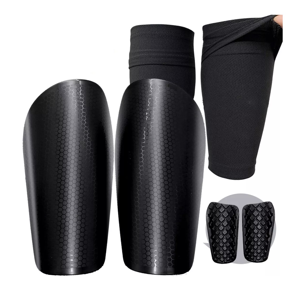 Juego De Espinilleras De Futbol Unisex M