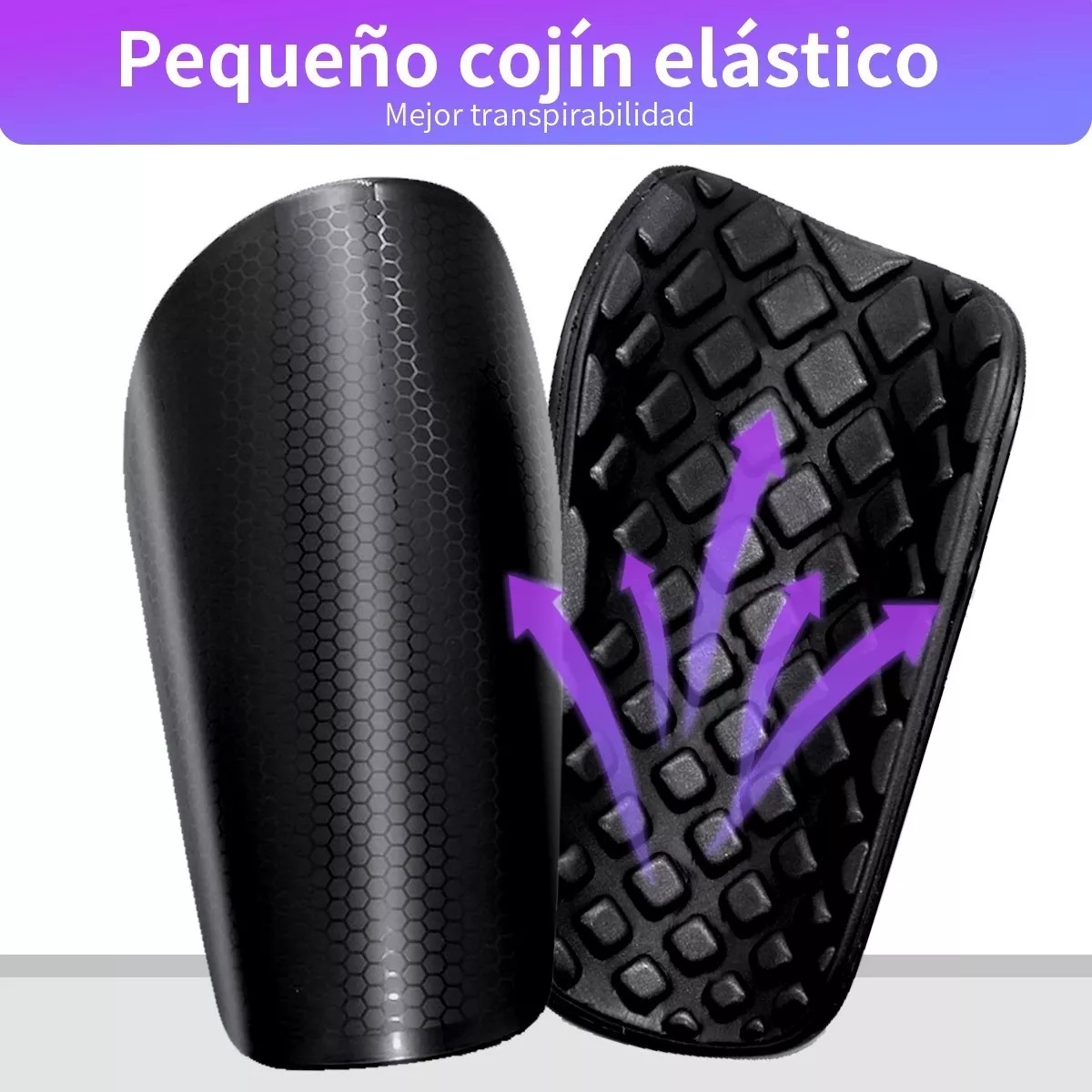 Juego De Espinilleras De Futbol Unisex M