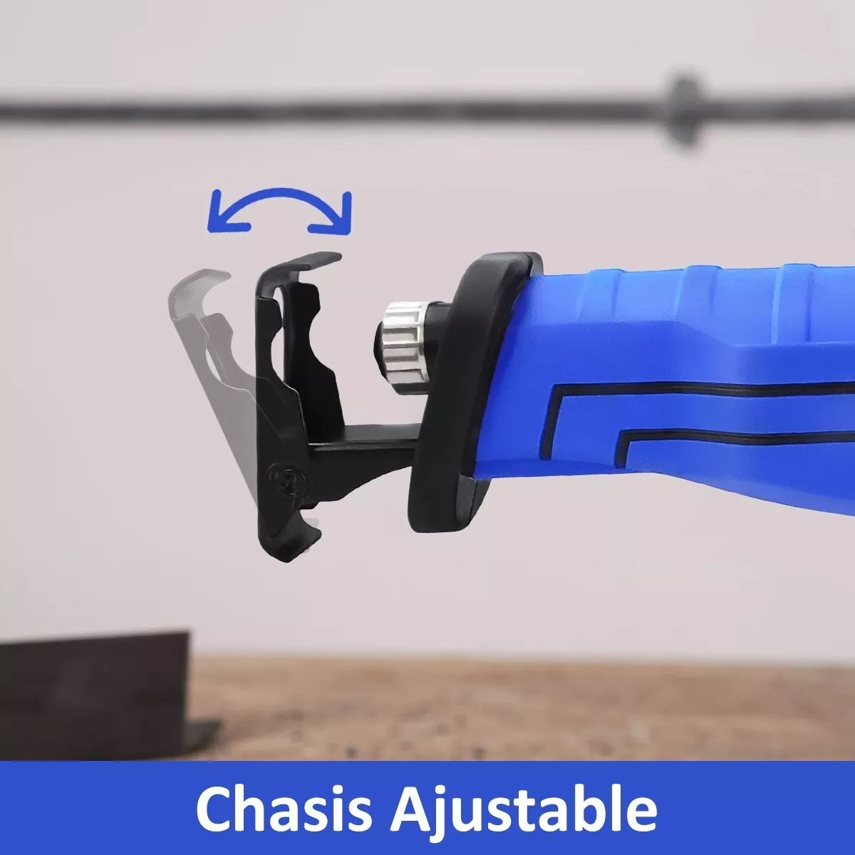 Sierra Reciproca Eléctrica Sable Velocidad Con 5 Seguetas Azul