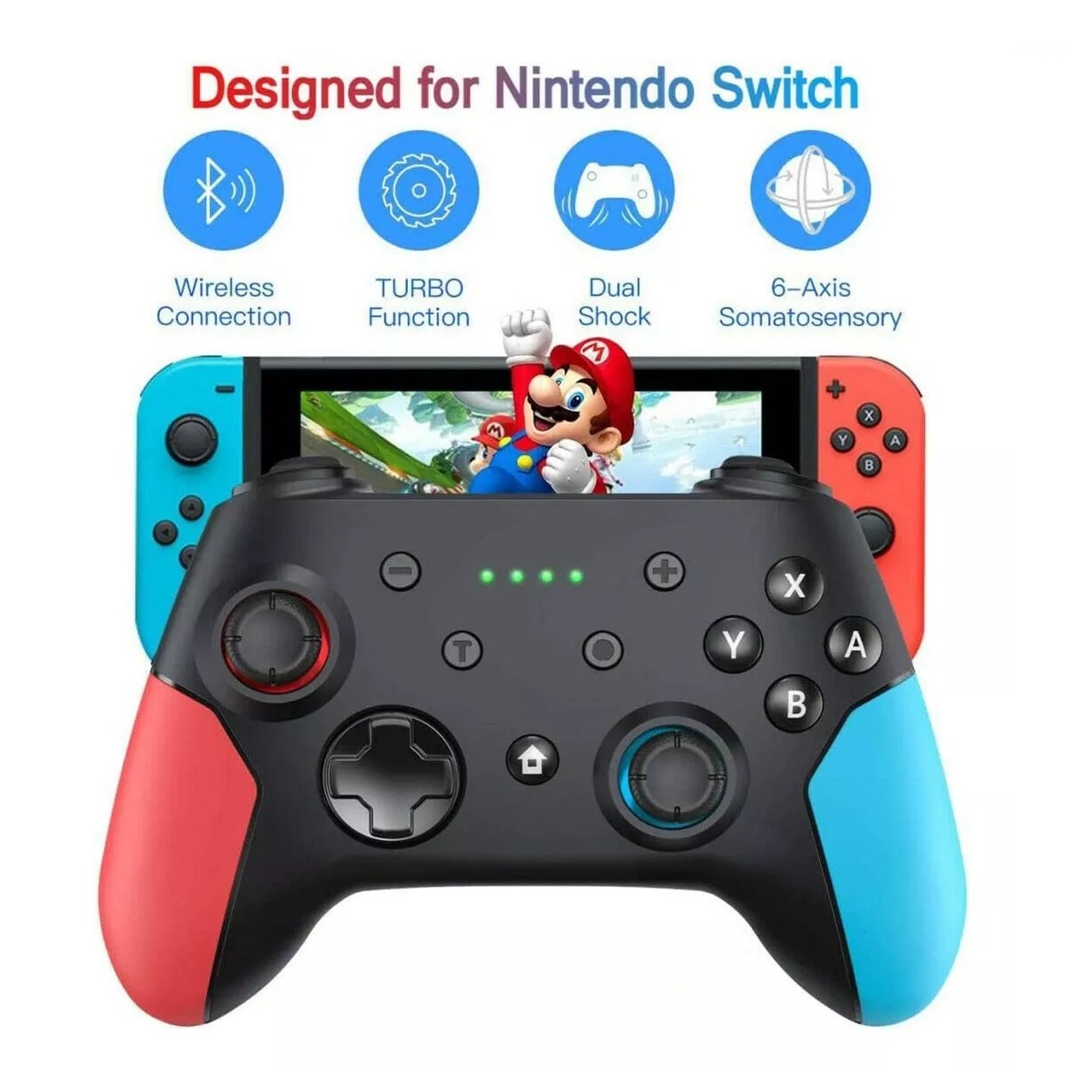 Control Inalámbrico Joystick Para Nintendo Switch Gamepad