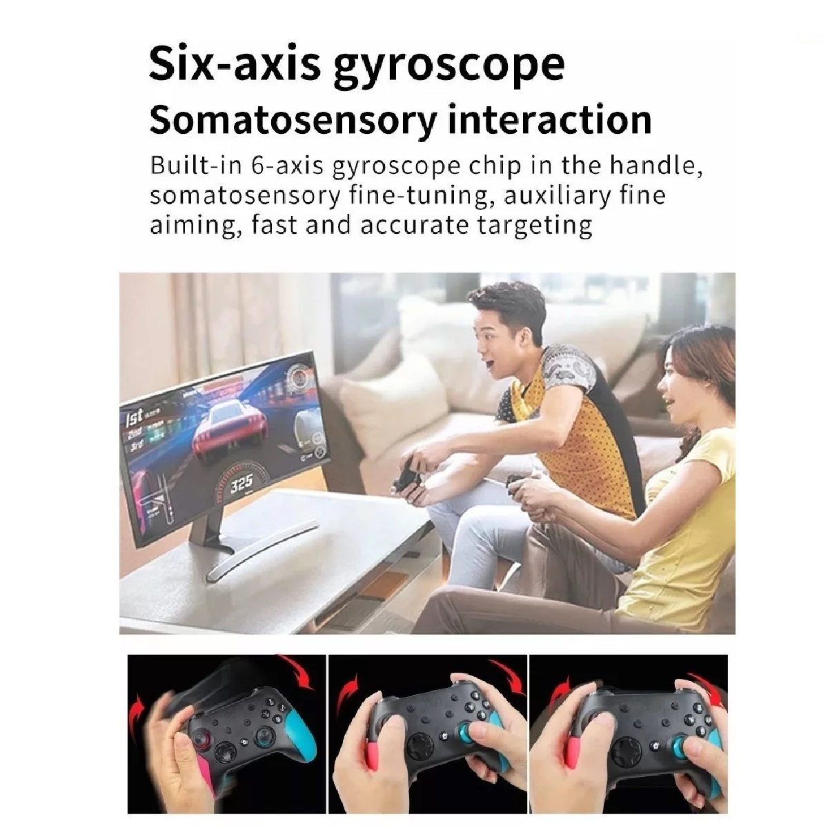 Control Inalámbrico Joystick Para Nintendo Switch Gamepad