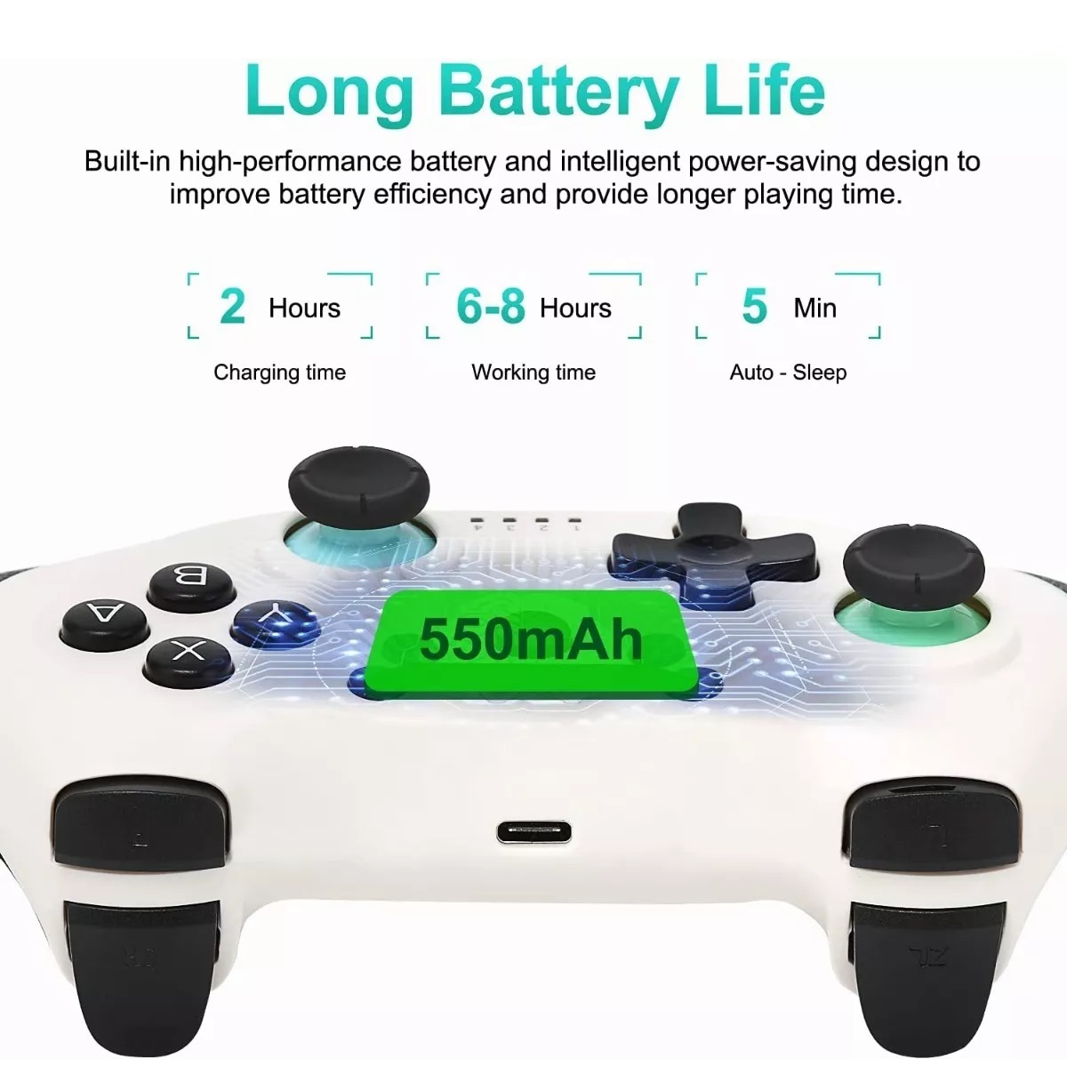 Control Inalámbrico Gamepad Joystick Para Nintendo Switch