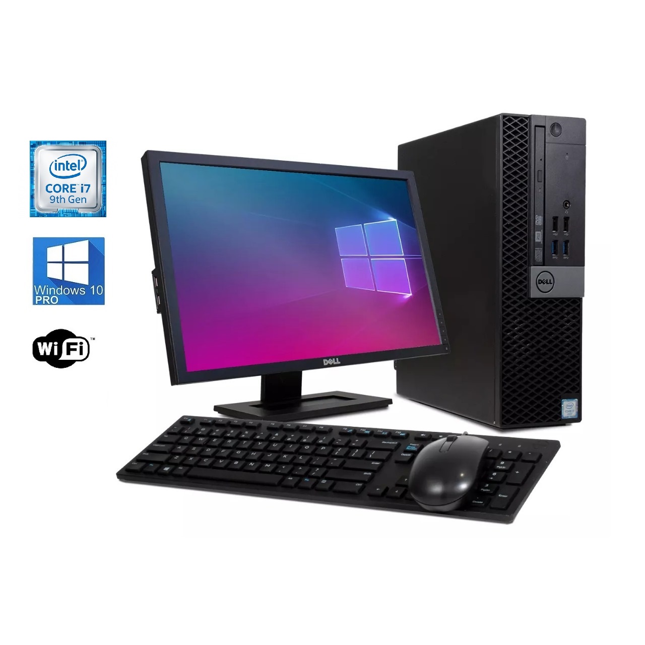 PC 5070 SSF I7-9500 16gb En Ram Y 512gb Ssd + 500gb Hdd +LCD20pulg Reacondicionado