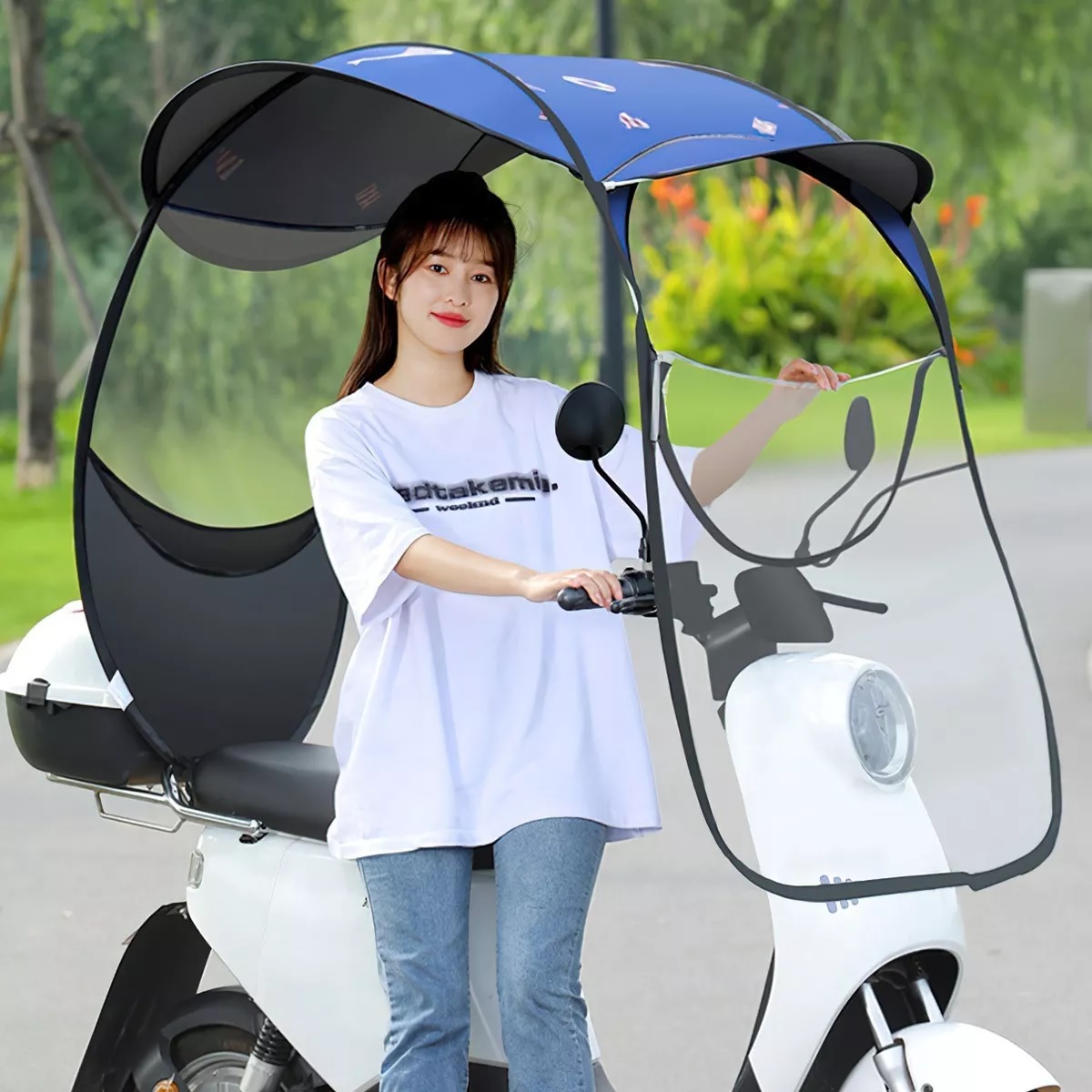 Toldo Cubresol Moto General Impermeable Para Motocicletas