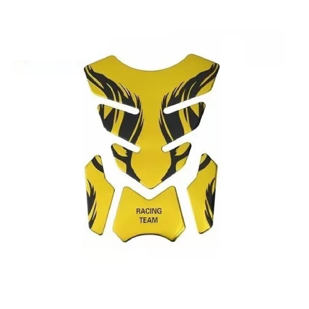 Calcomanias Motos 3d Protector De Cubre Tanque Amarillo