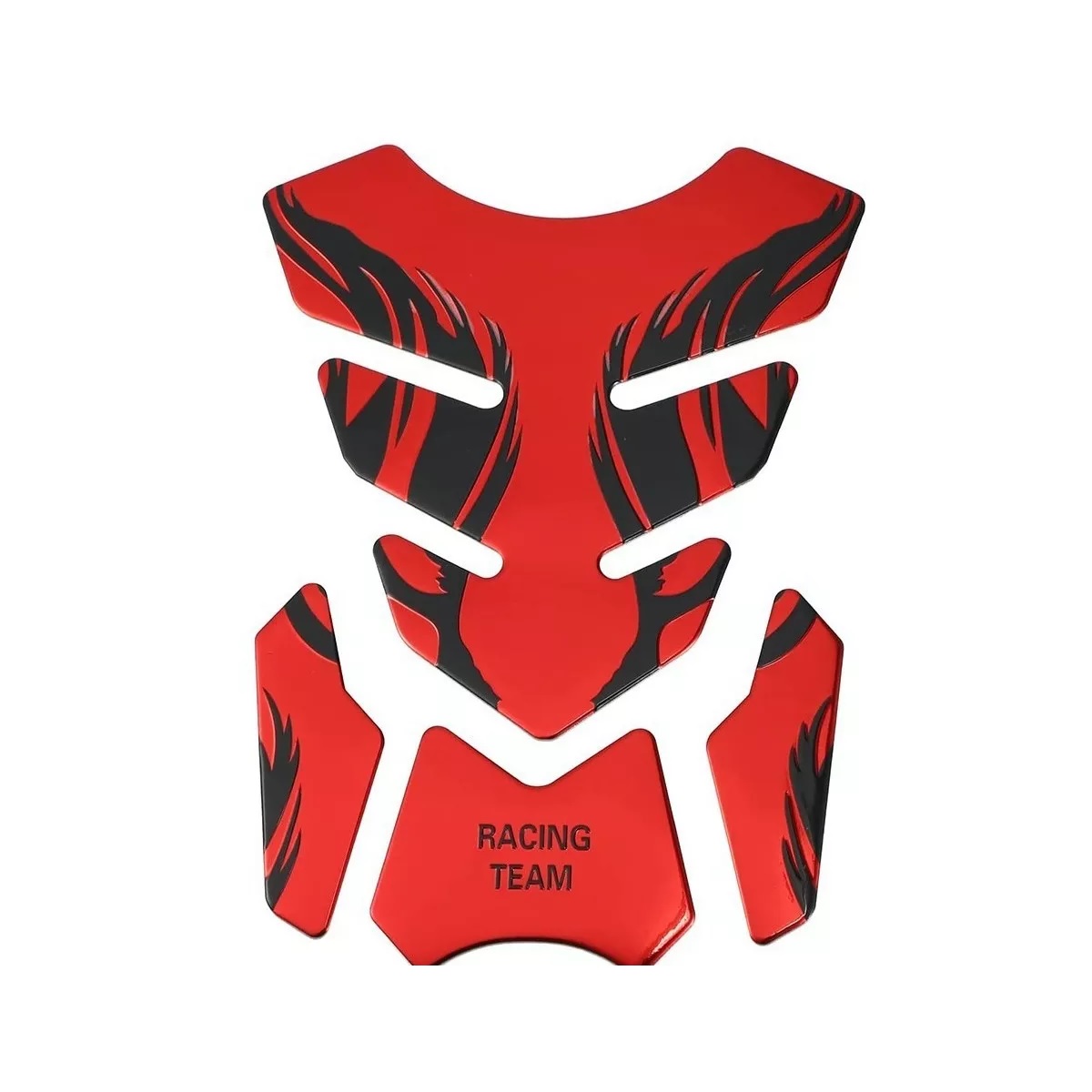 Calcomanias Motos 3d Protector De Cubre Tanque Rojo