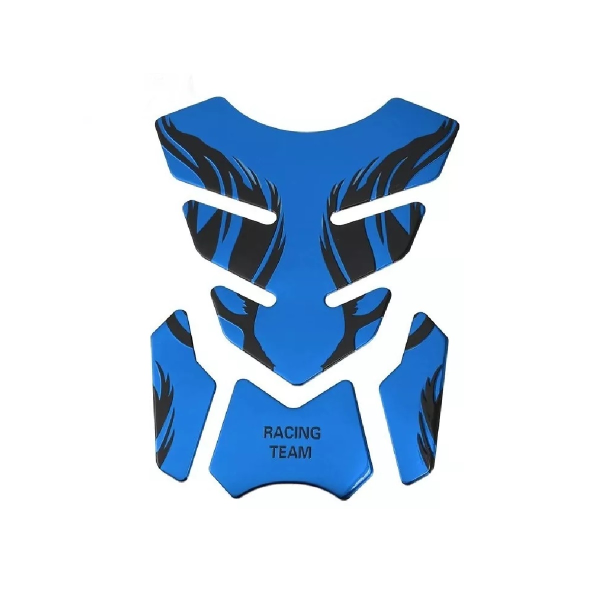 Calcomanias Motos 3d Protector De Cubre Tanque Azul