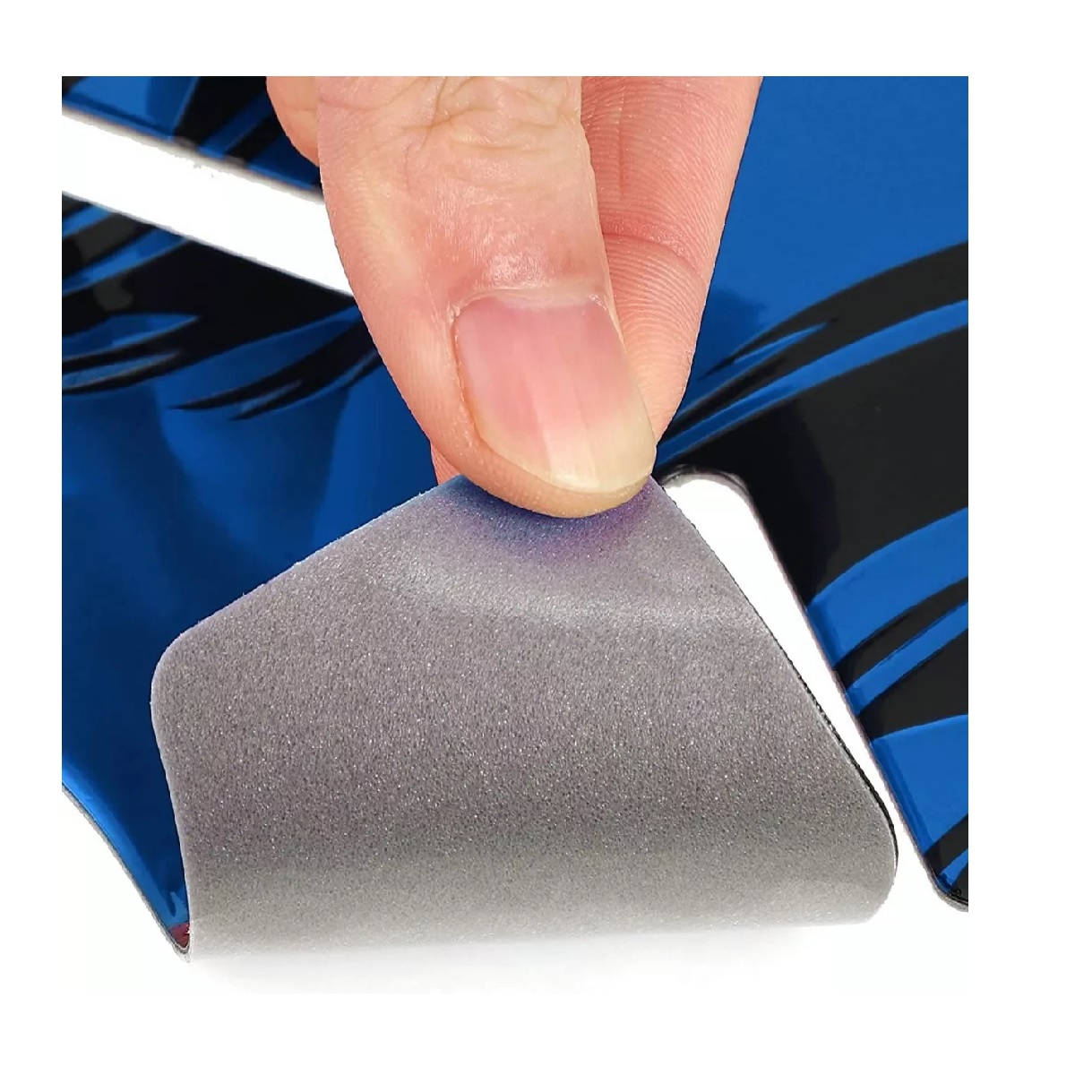 Calcomanias Motos 3d Protector De Cubre Tanque Azul