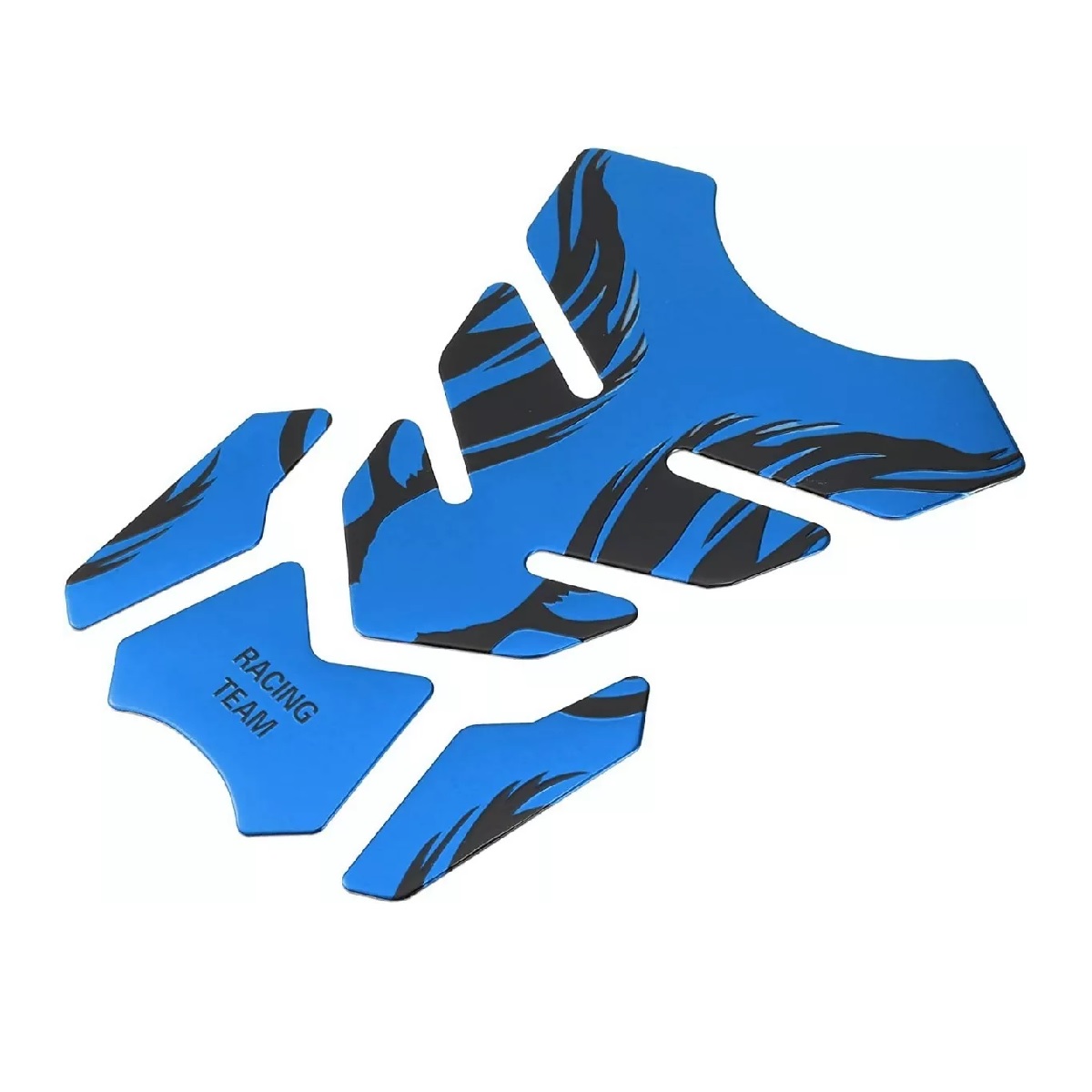 Calcomanias Motos 3d Protector De Cubre Tanque Azul