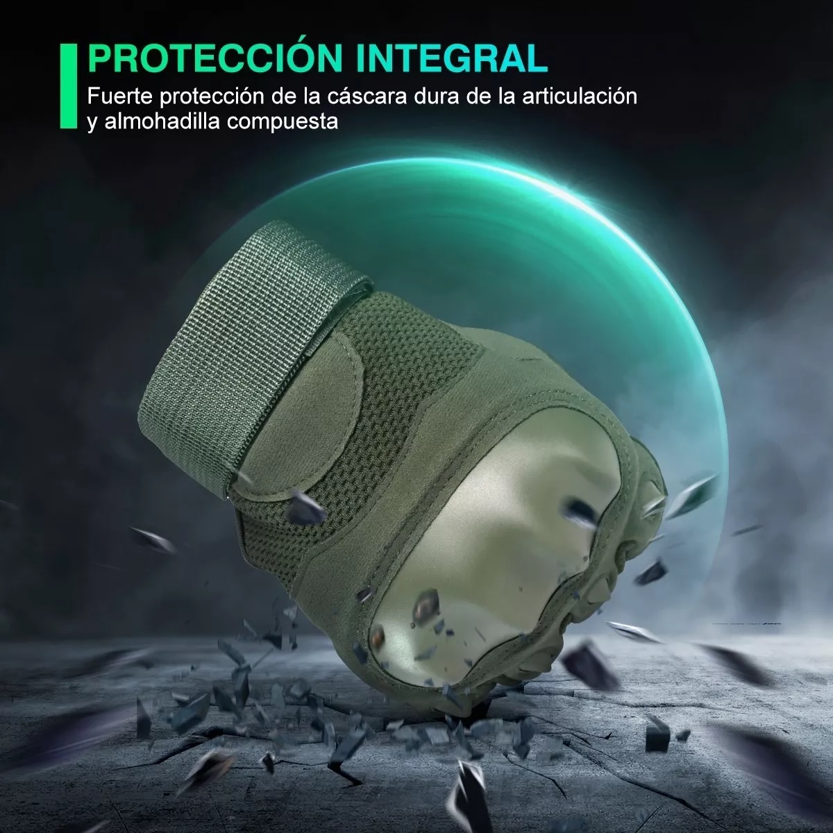 Guantes De Proteccion Para Moto Táctil Anti Derrape Green XL