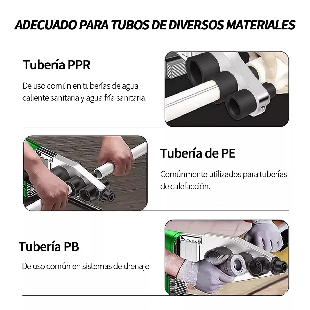 Kit Termofusor 1000w Pantalla Digital De Con 6 Dados+tijeras Verde