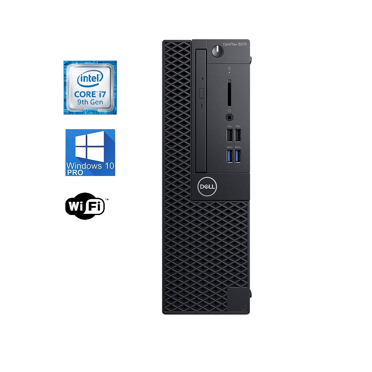 PC 5070 SSF I7-9 16gb Y 256gb Ssd+500gb Hdd+LCD22Pulg Reacondicionado grado A
