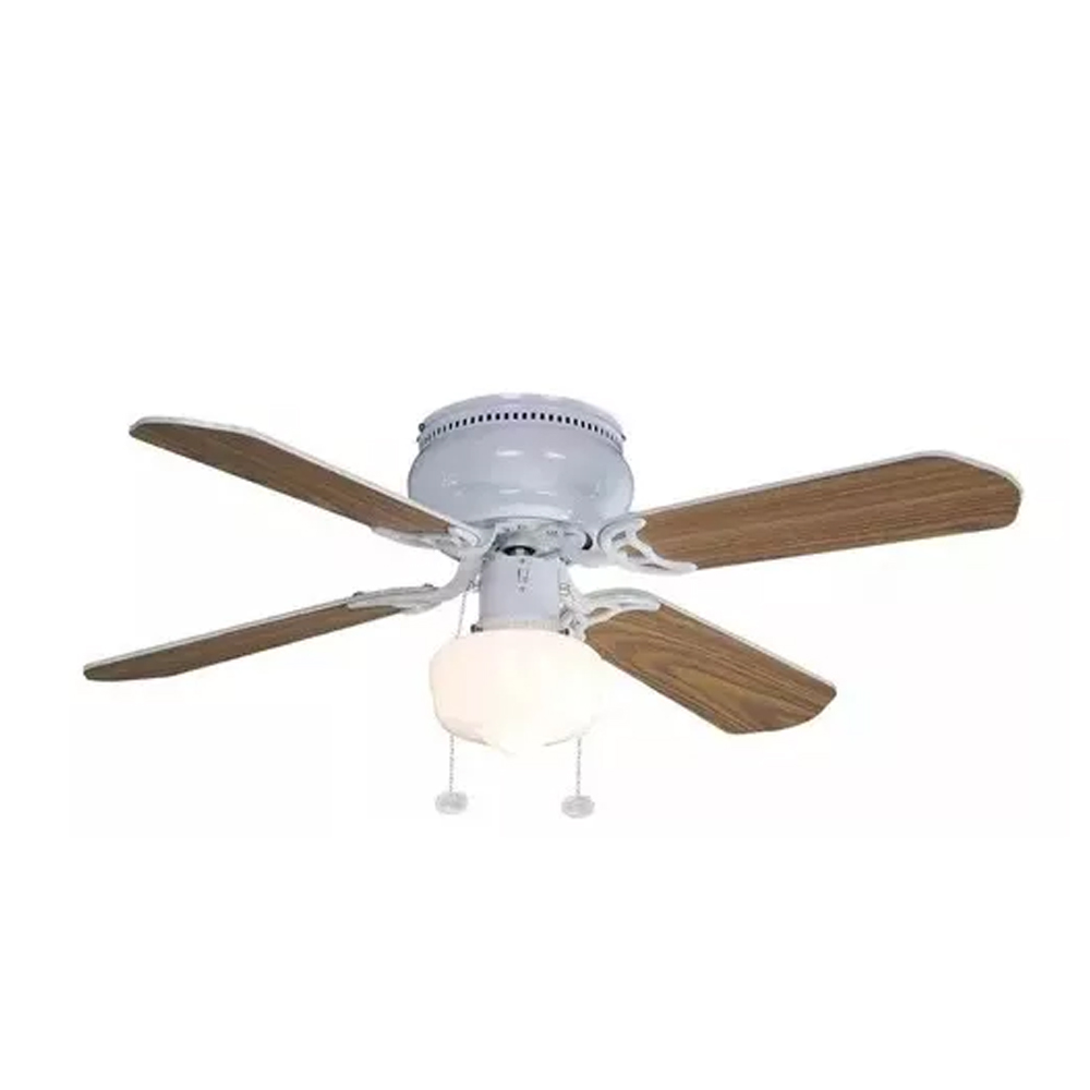 Ventilador de Techo con Lámpara LED de 42", 4 Aspas Fijas y 6 Velocidades Megaluz CF1135-42