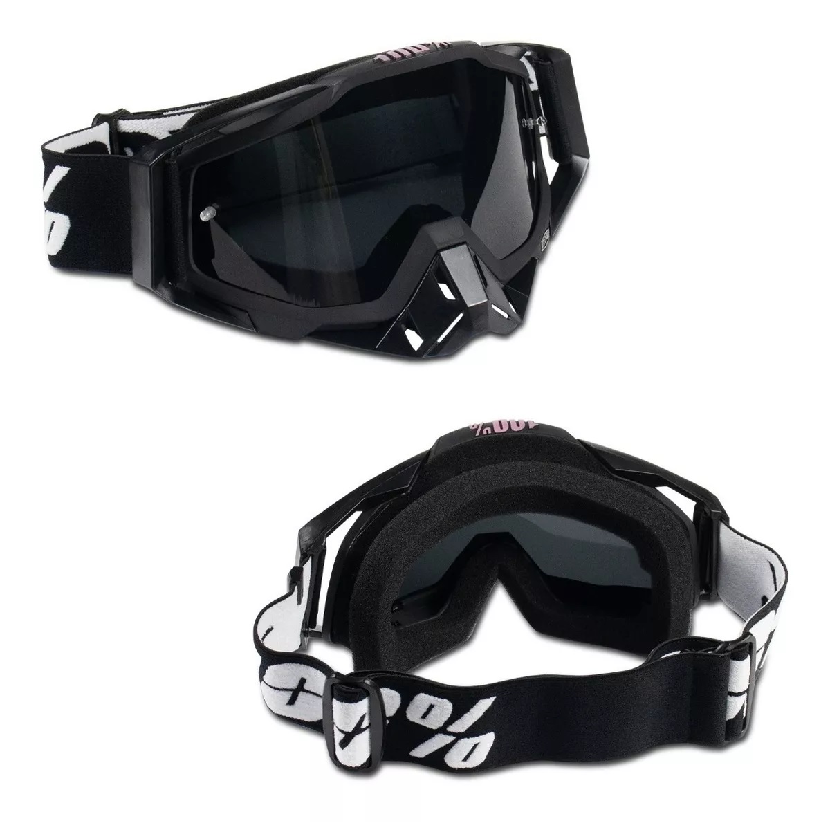 Goggles Motocross Gafas De Esquí Mtb Motociclista Negro