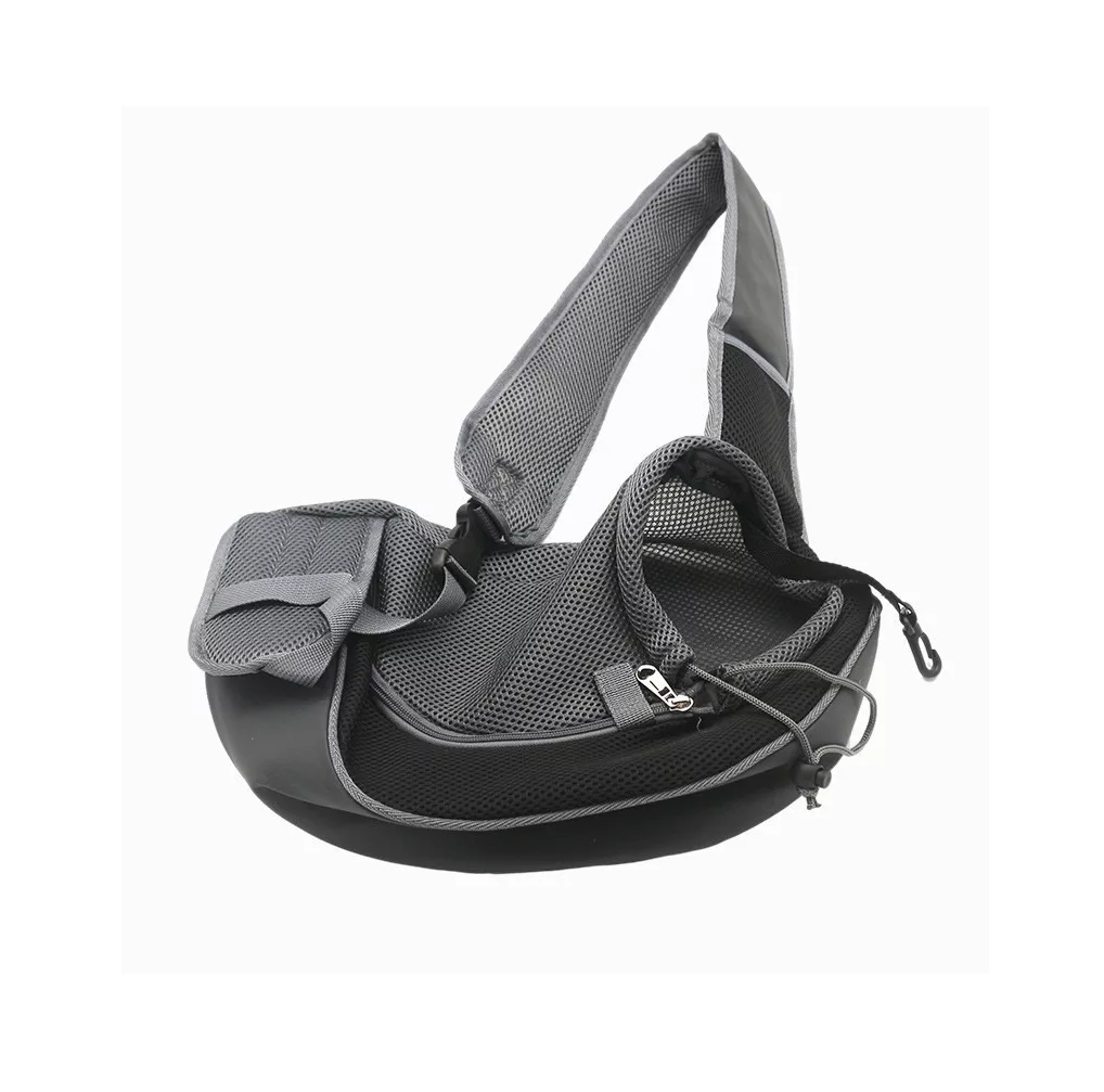 Mochila/cangurera Para Mascotas Negra