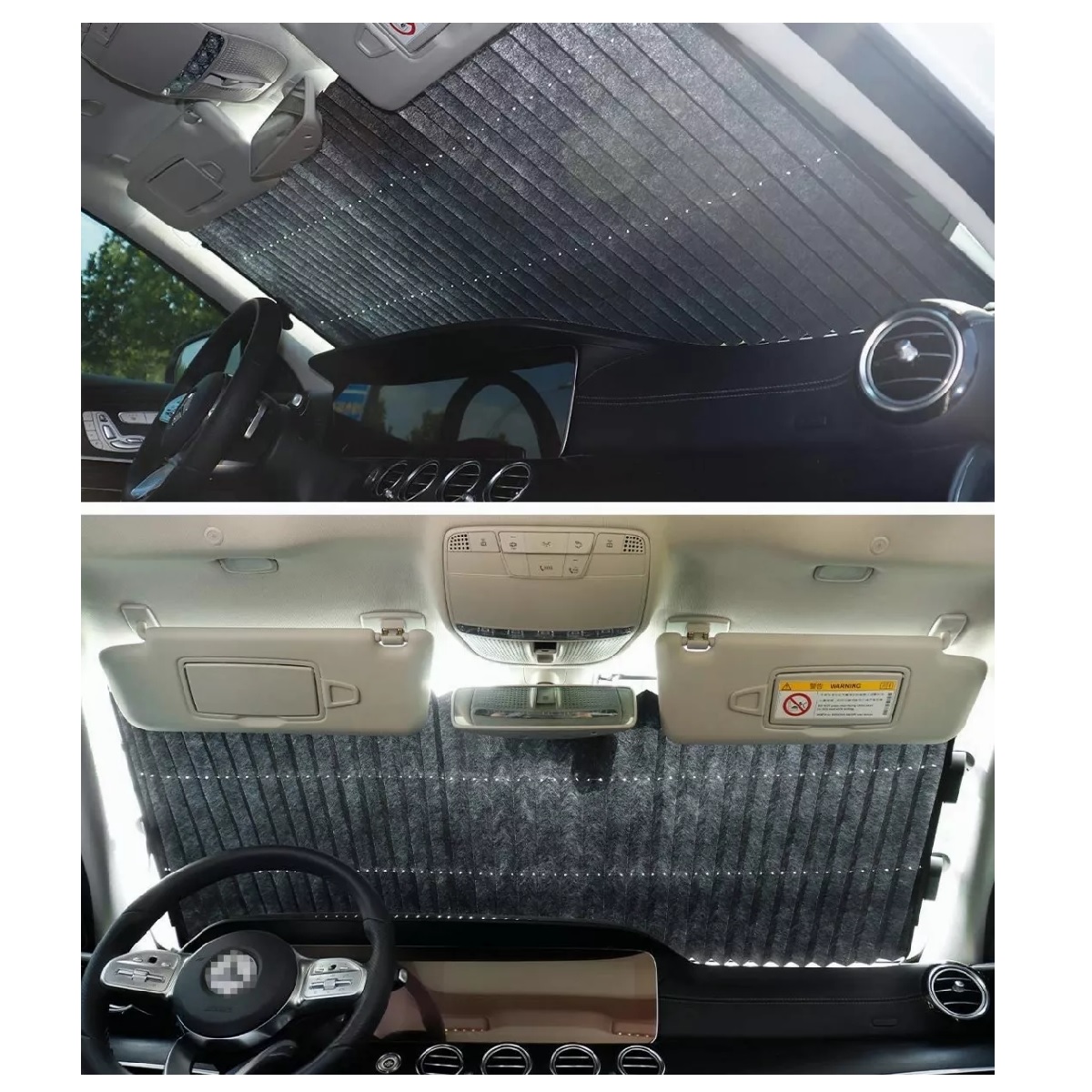 Parasol Cubre Sol Retráctil Para Parabrisas Auto O Camioneta