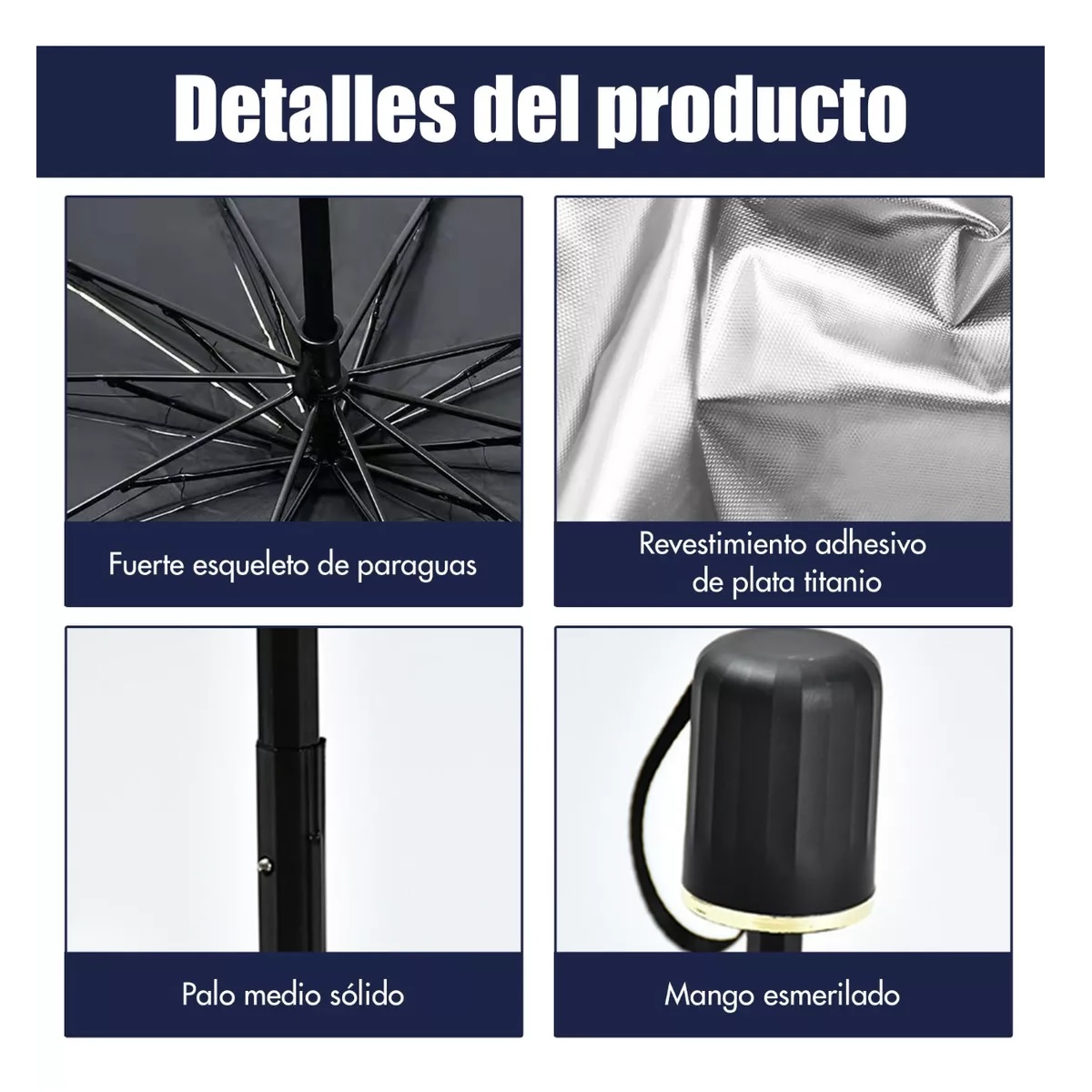 Parabrisas Retráctil Protección Cubre Para Sol