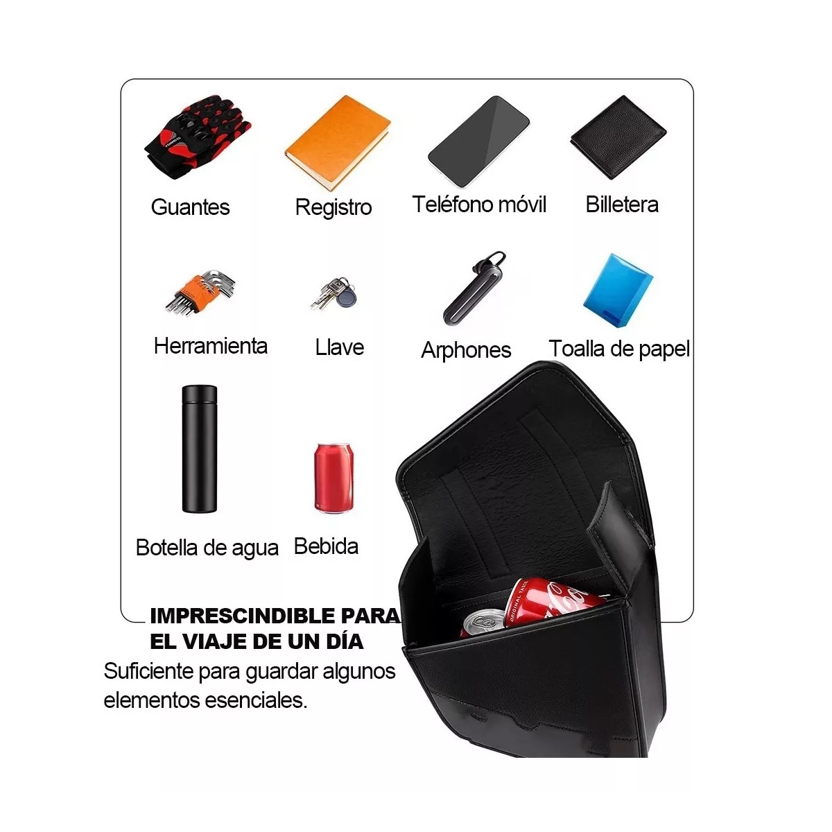 Alforjas Laterales De Cuero Para Motocicleta Tipo Harley