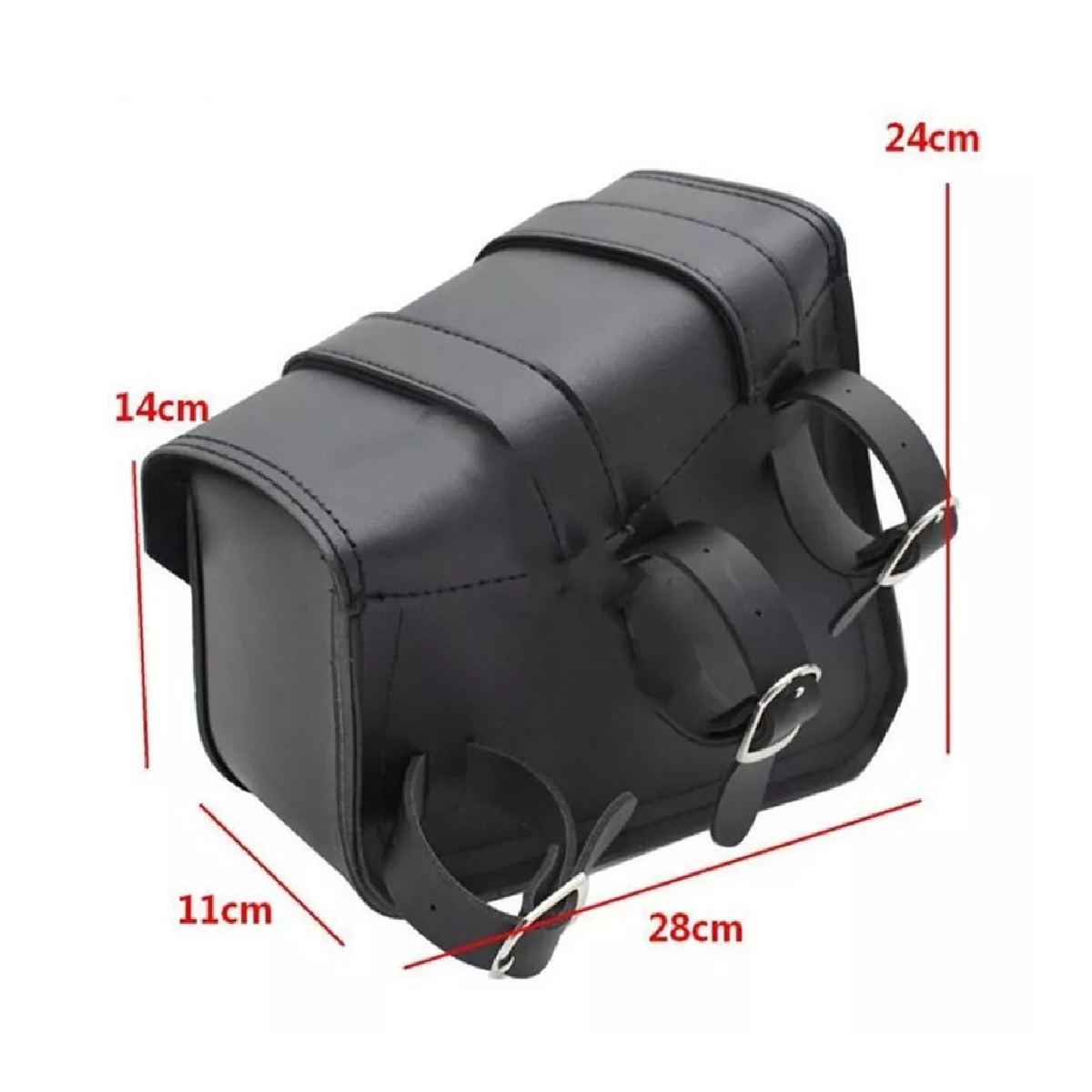 Alforjas Laterales De Cuero Para Motocicleta Tipo Harley