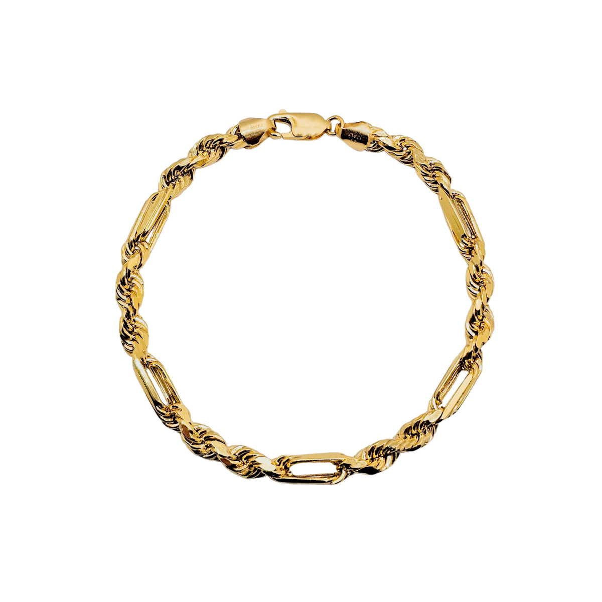 TORZAL FIGARO ORO 10K HOMBRE ITALIANO