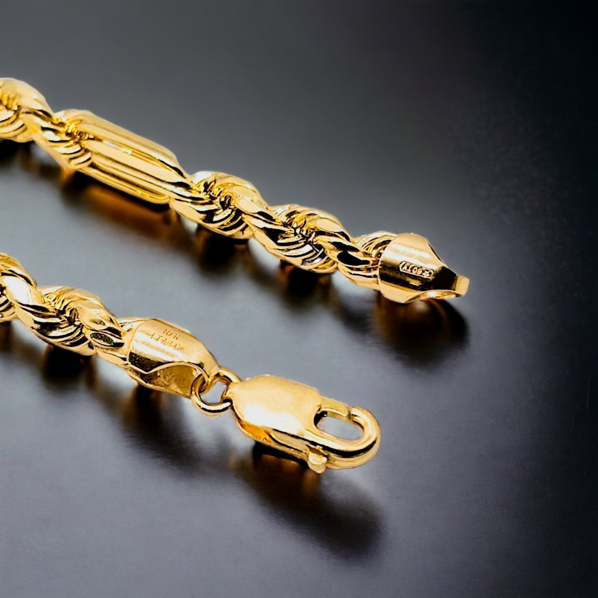 TORZAL FIGARO ORO 10K HOMBRE ITALIANO