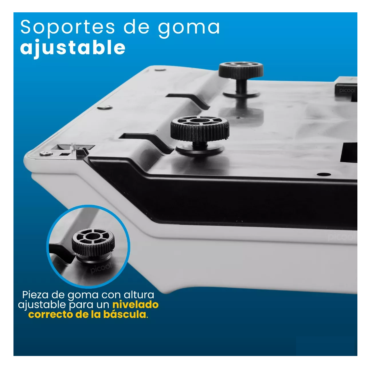 Báscula Comercial Digital 40 Kg Recargable Plateado