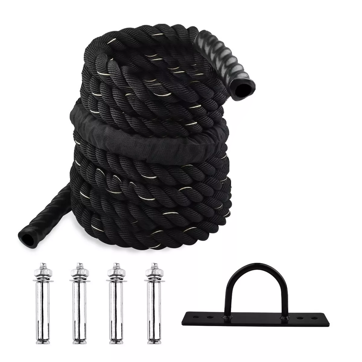 Cuerda Batalla Crossfit Battle Rope Gym C/ancla 9m