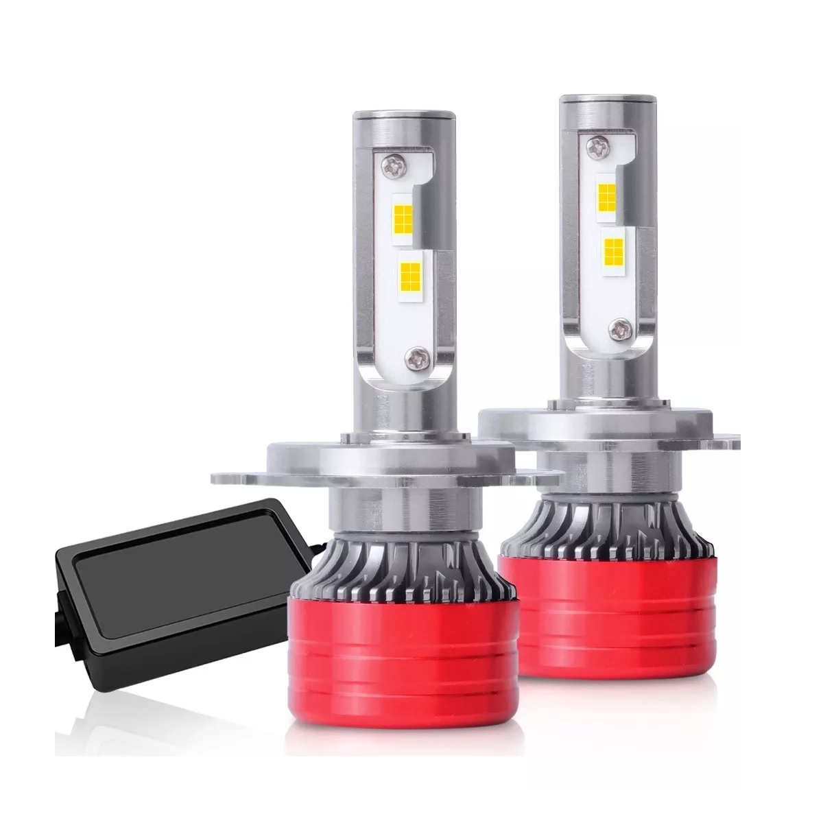 Kit De Faros Led 20000lm Para Luz Alta Y Baja 6500k H4