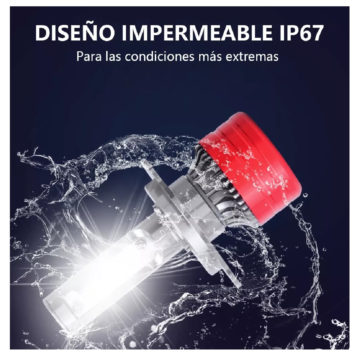 Kit De Faros Led 20000lm Para Luz Alta Y Baja 6500k H4