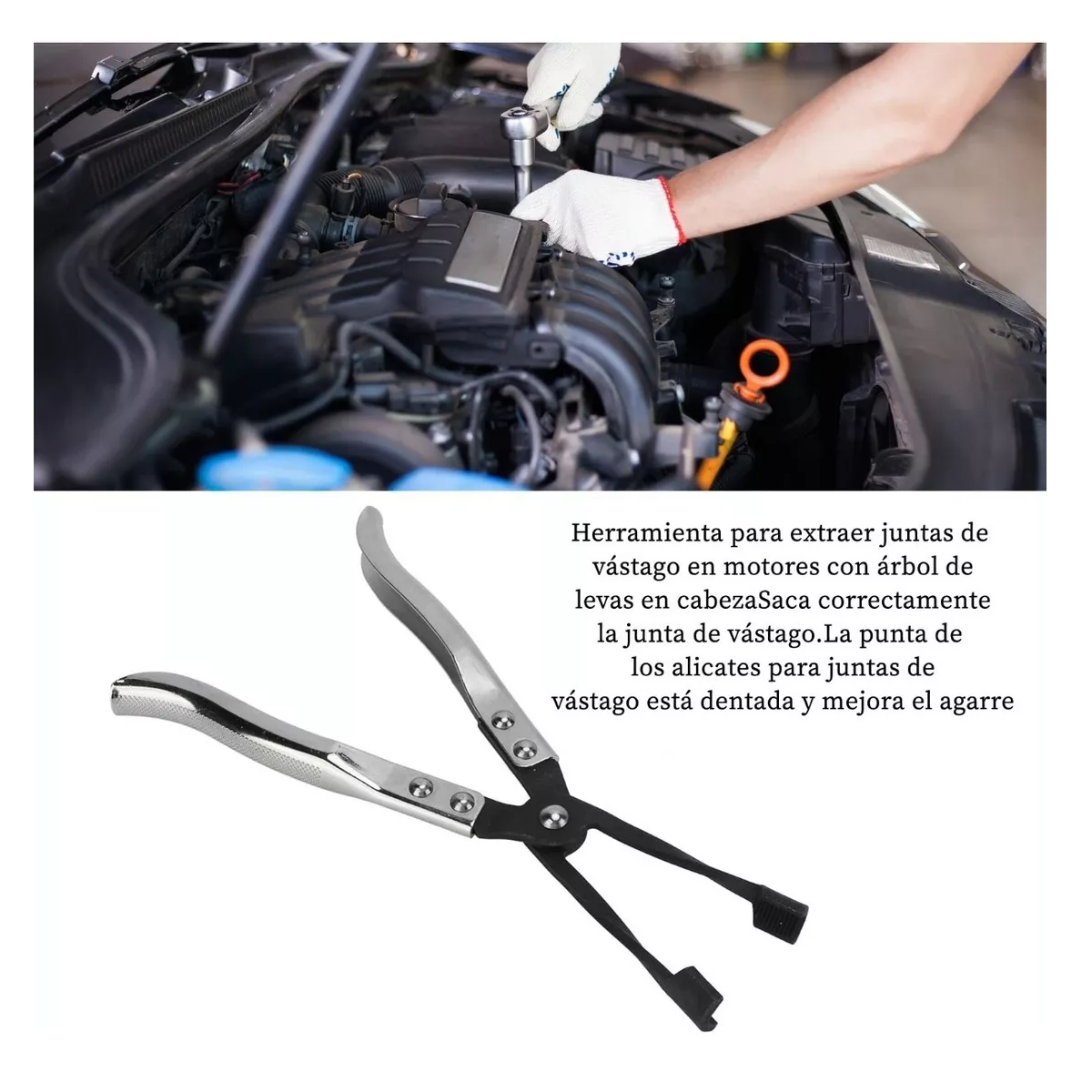 Pinzas Largas Para Remover Sellos De Válvulas Profundas