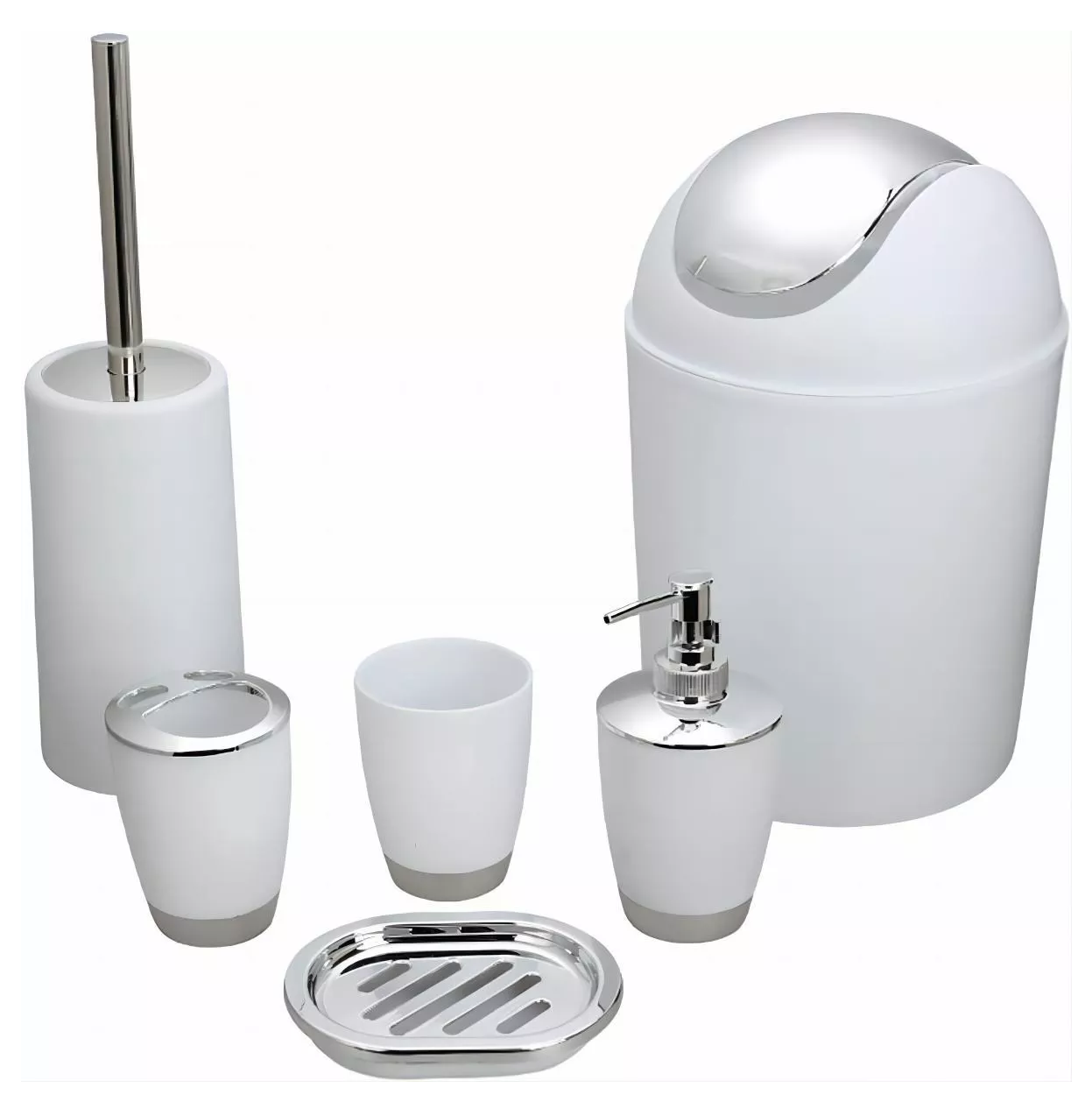 5 uds accesorio de baño taza para cepillo de jabonera baño en casa