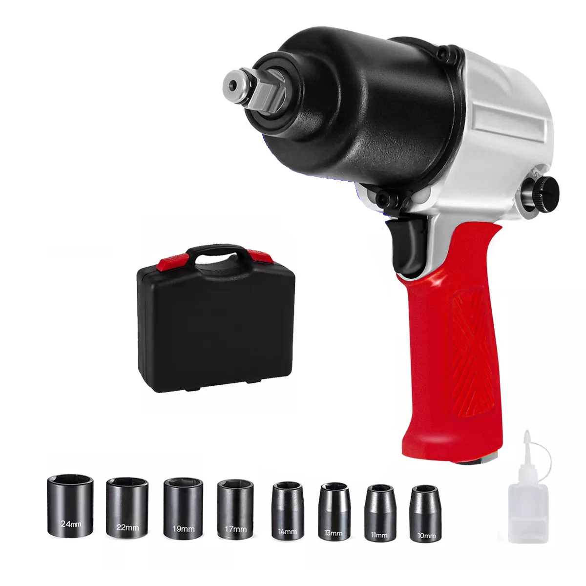 Llave De Impacto Pistola Neumática 700 N.m Profesional 1/2''