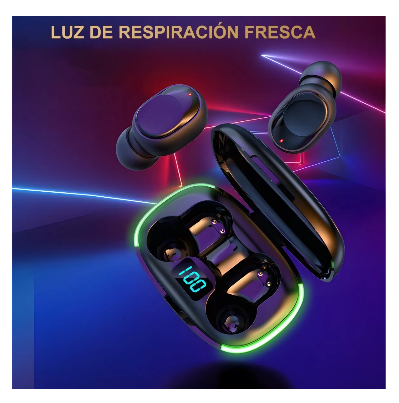 Audífonos Inalámbricos Bluetooth Morado Oscuro