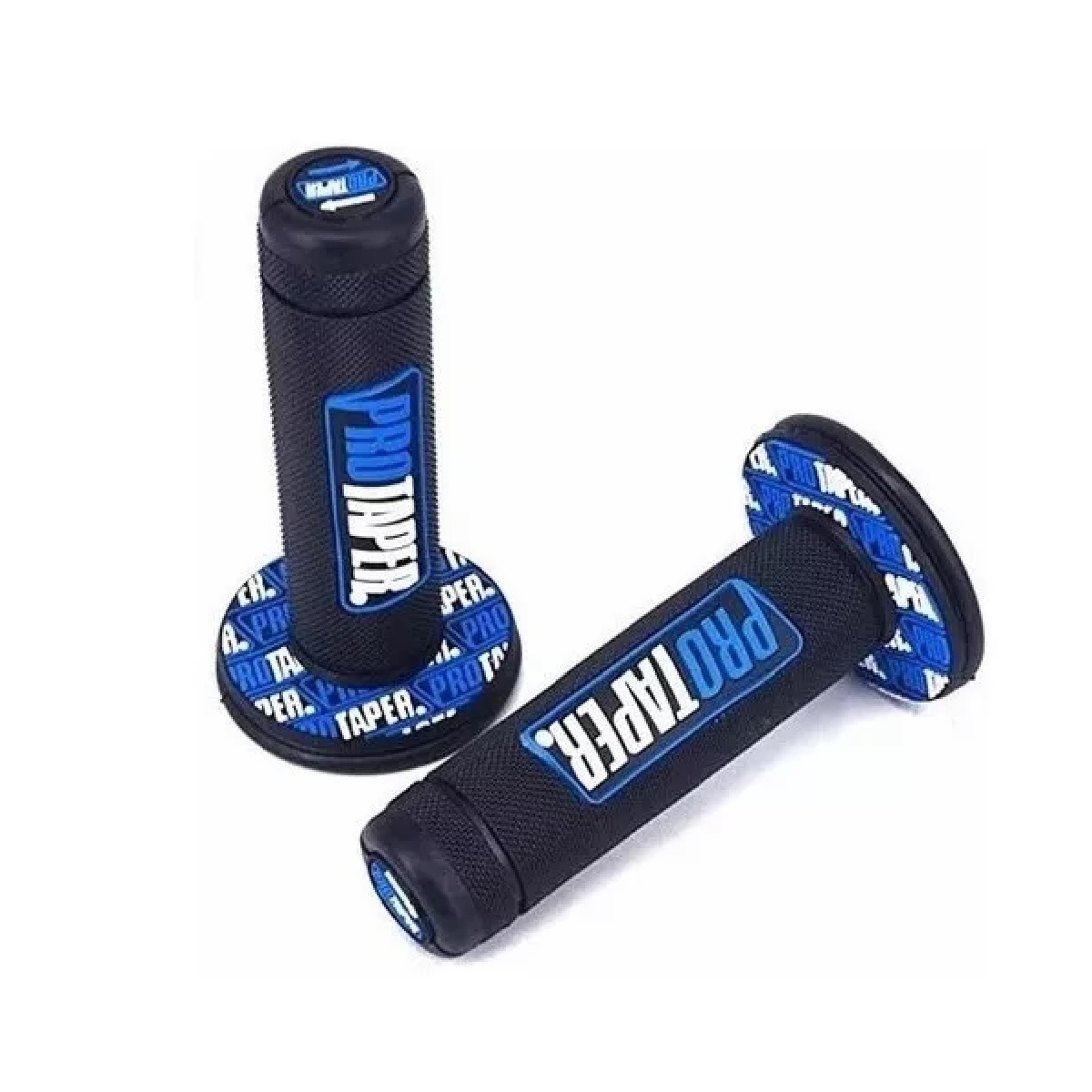 Juego 2Pzas Puños Protaper Para Moto 7/8 Excelente Agarre Negro/Azul