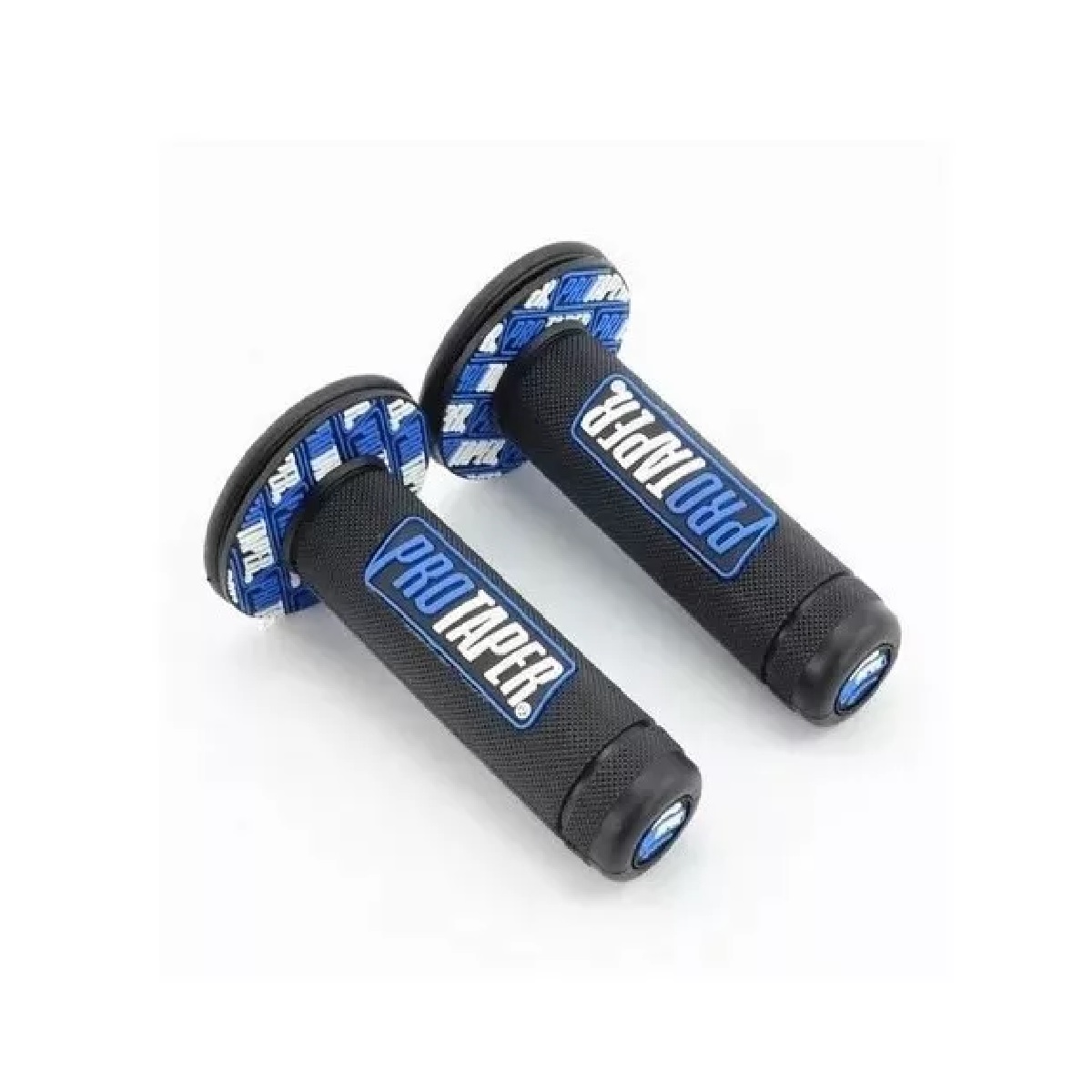 Juego 2Pzas Puños Protaper Para Moto 7/8 Excelente Agarre Negro/Azul