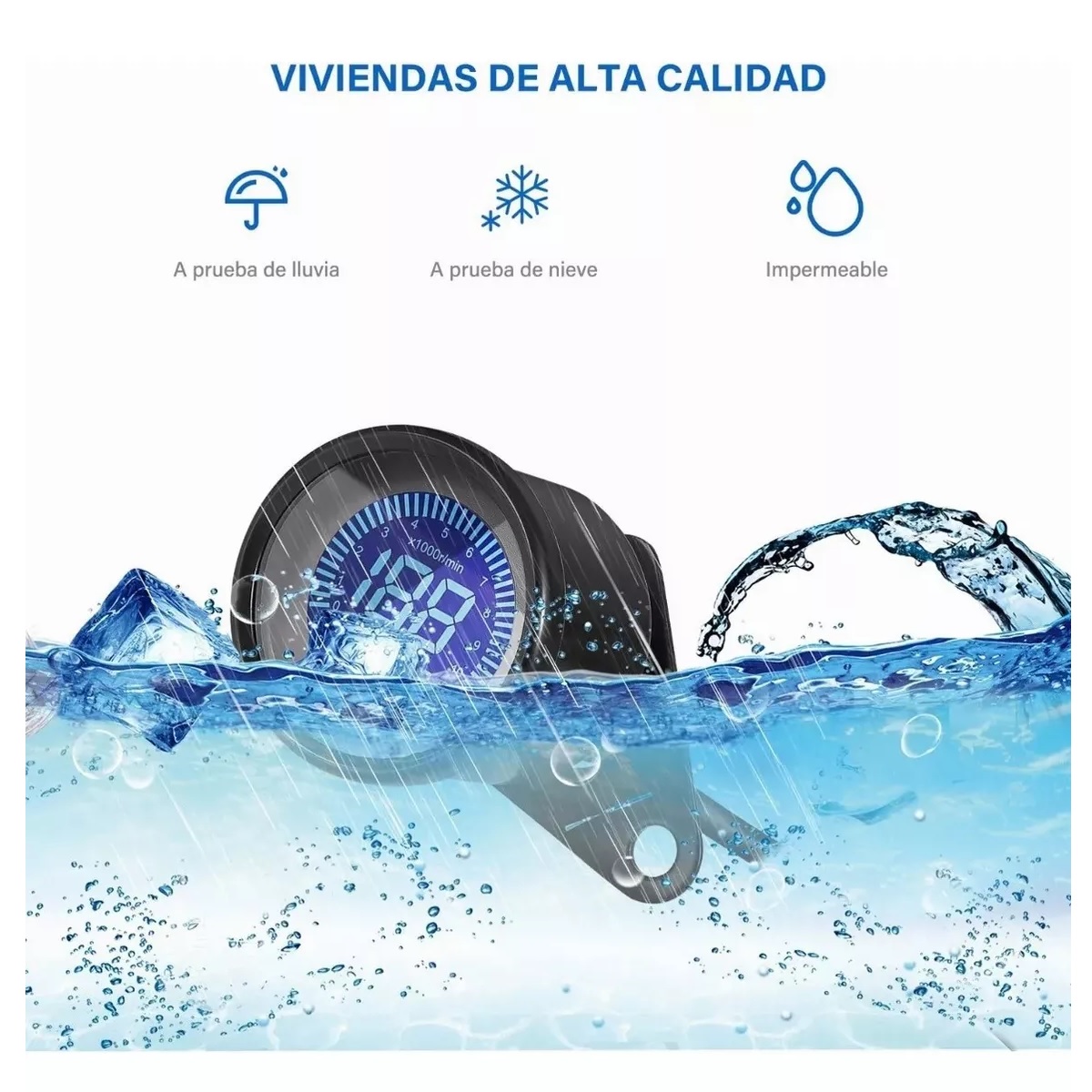 Velocímetro De Tablero Digital Para Motocicleta Universal