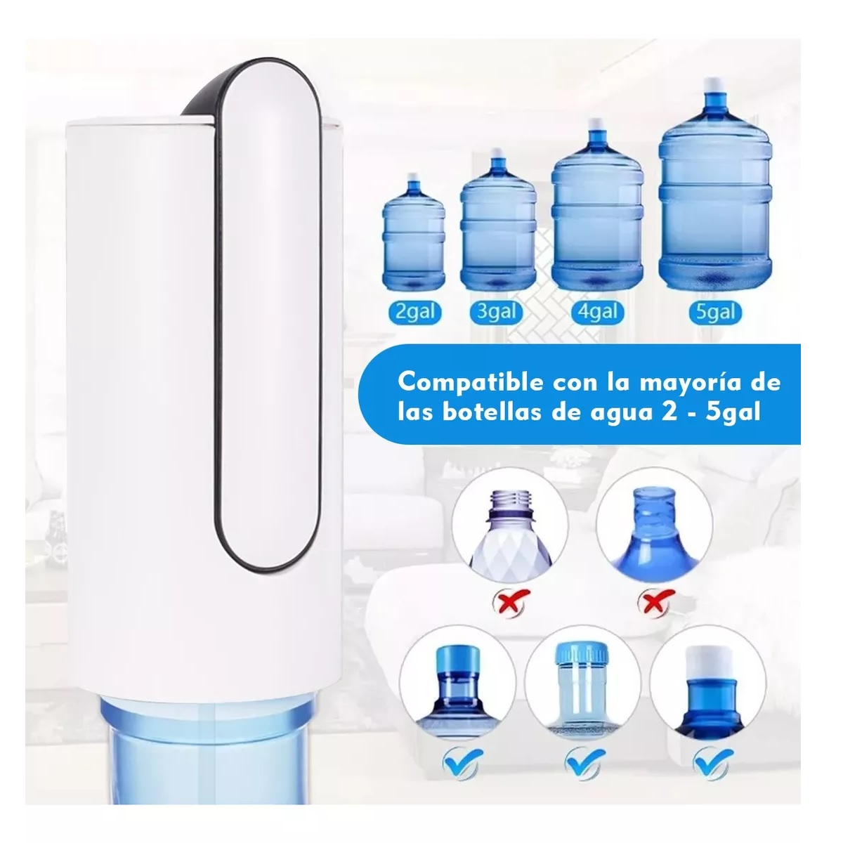 Dispensador De Agua Para Garrafon Electrico Bomba De Agua