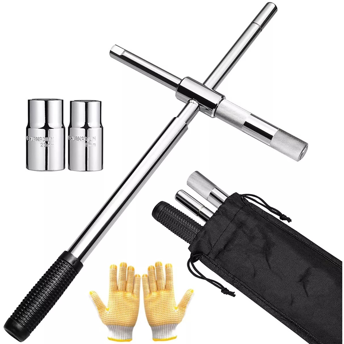 Llave Cruzada Extendida Universal De 4 Vías De 23''