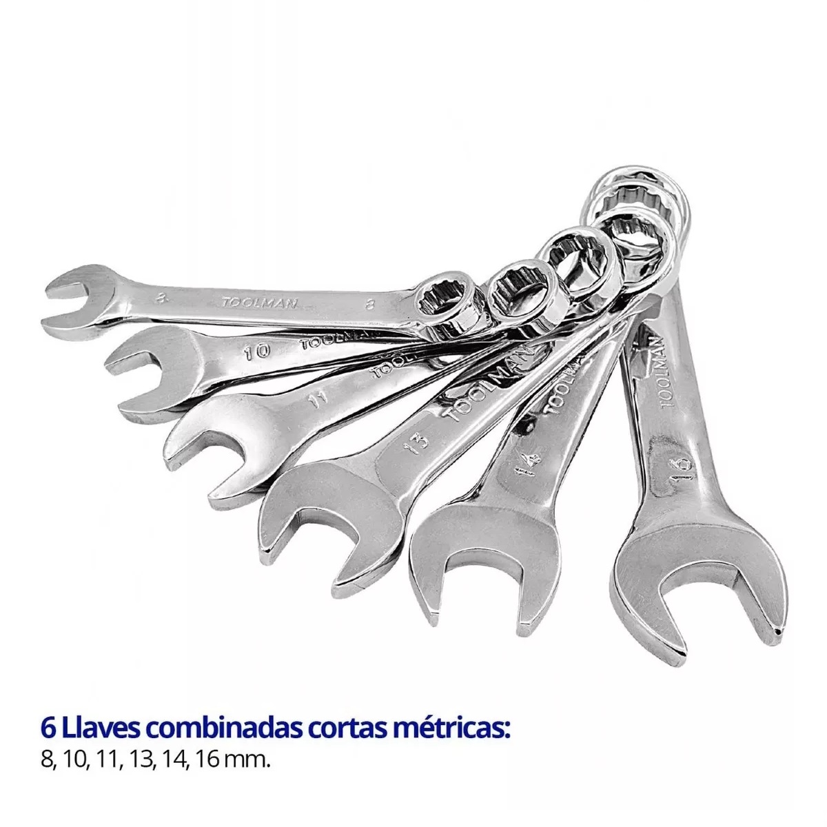 Juego De Llaves Combinadas Estándar Y Milimétricas 32 Piezas