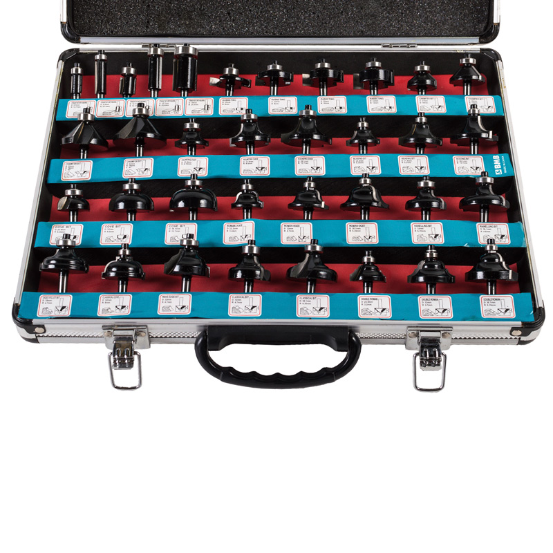 Juego Brocas Router Set Lujo 35 Pzas Oakland Oakbr-35