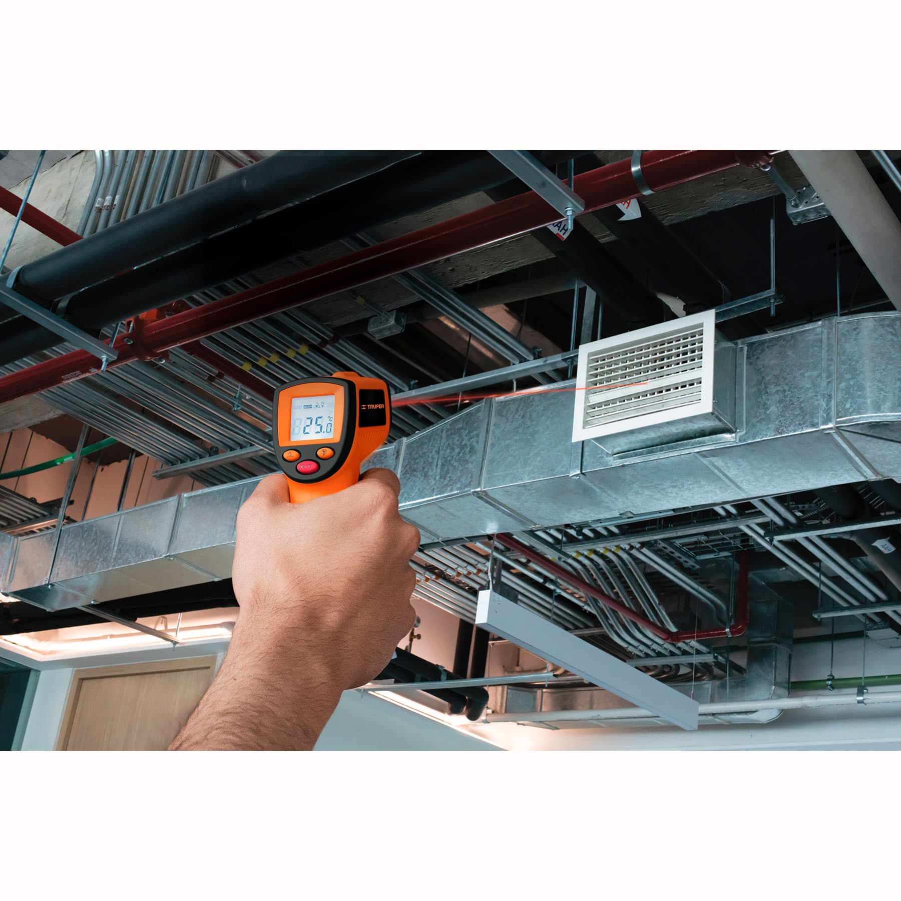 MEDIDOR INFRARROJO DE TEMPERATURA DE TRUPER 18229