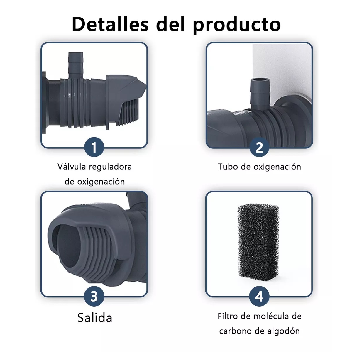 Filtro Interno Para Pecera Hasta 480l Acuario 30w 1800l/h