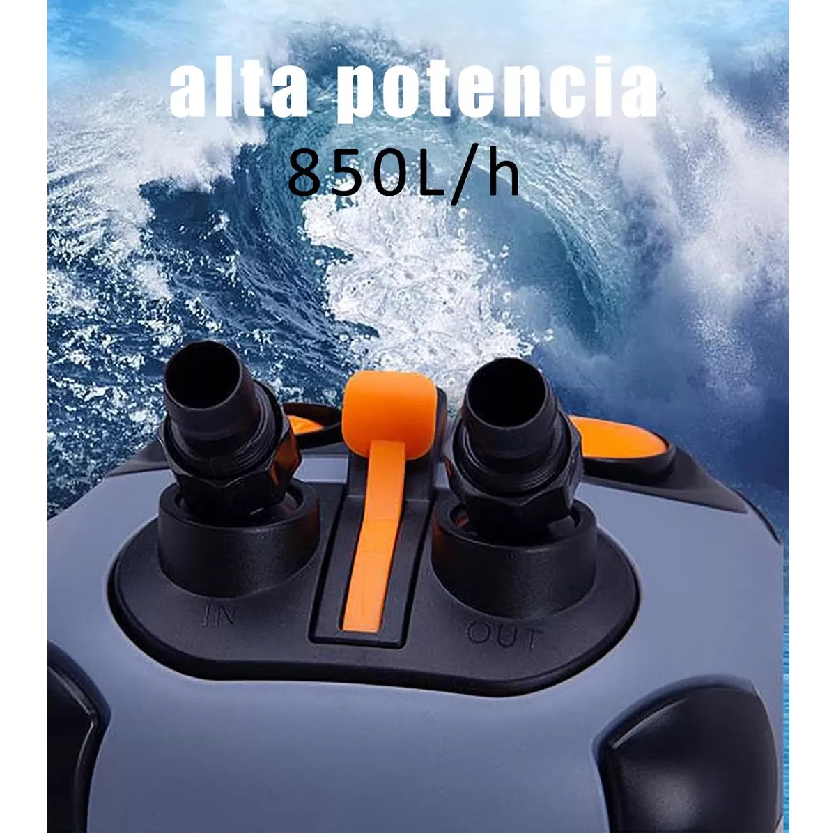 Filtro Canister Canasta Acuario Marino Ecopet 850 L/h