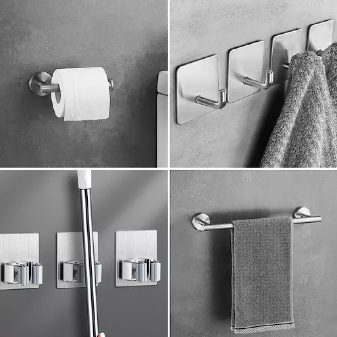 1 pieza, toallero de níquel negro y cepillado, colgador de toallas de acero  inoxidable SUS304, anillo de toalla para baño, lavabo, montaje en pared, e