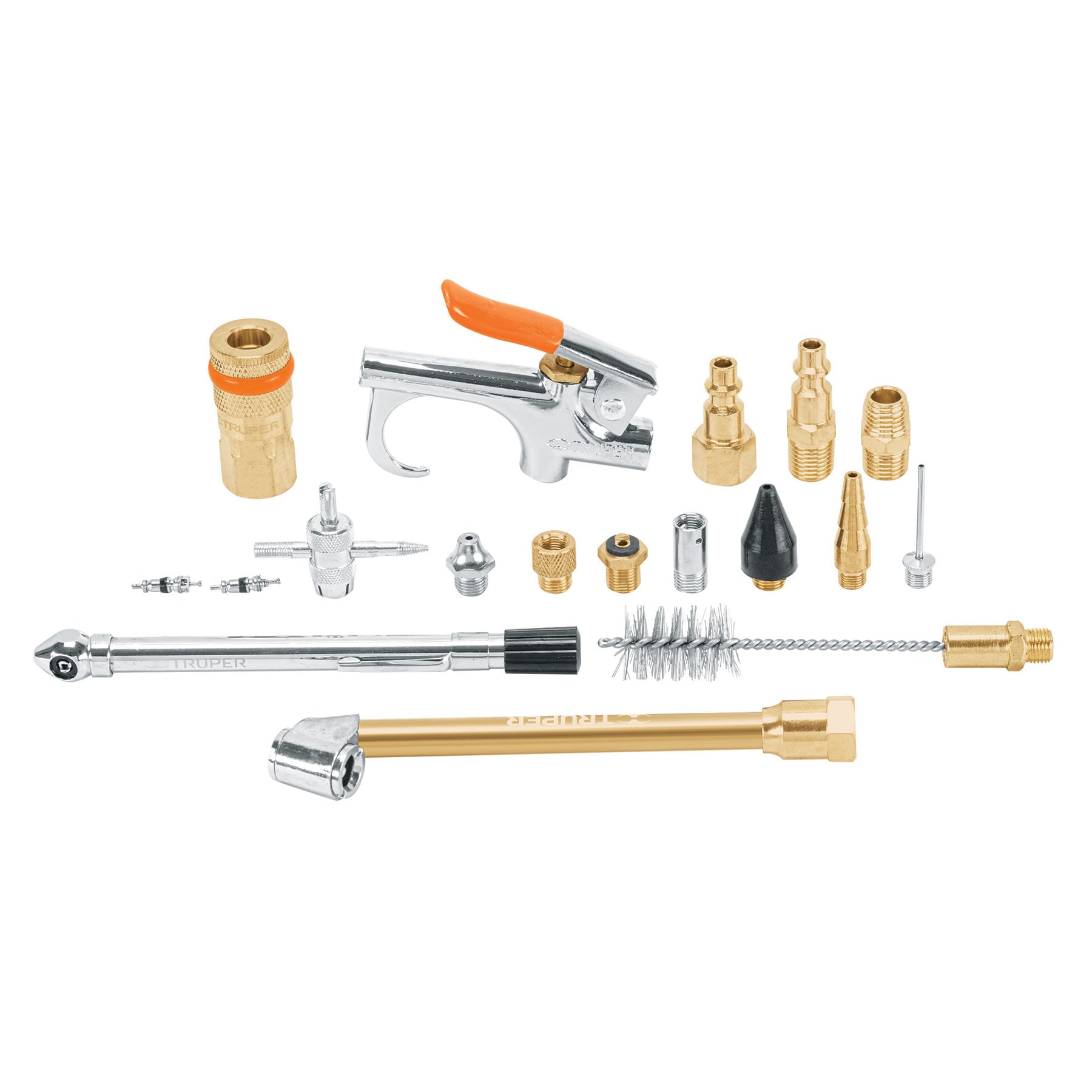 JUEGO DE 18 PIEZAS PARA COMPRESOR DE AIRE, TRUPER 19079