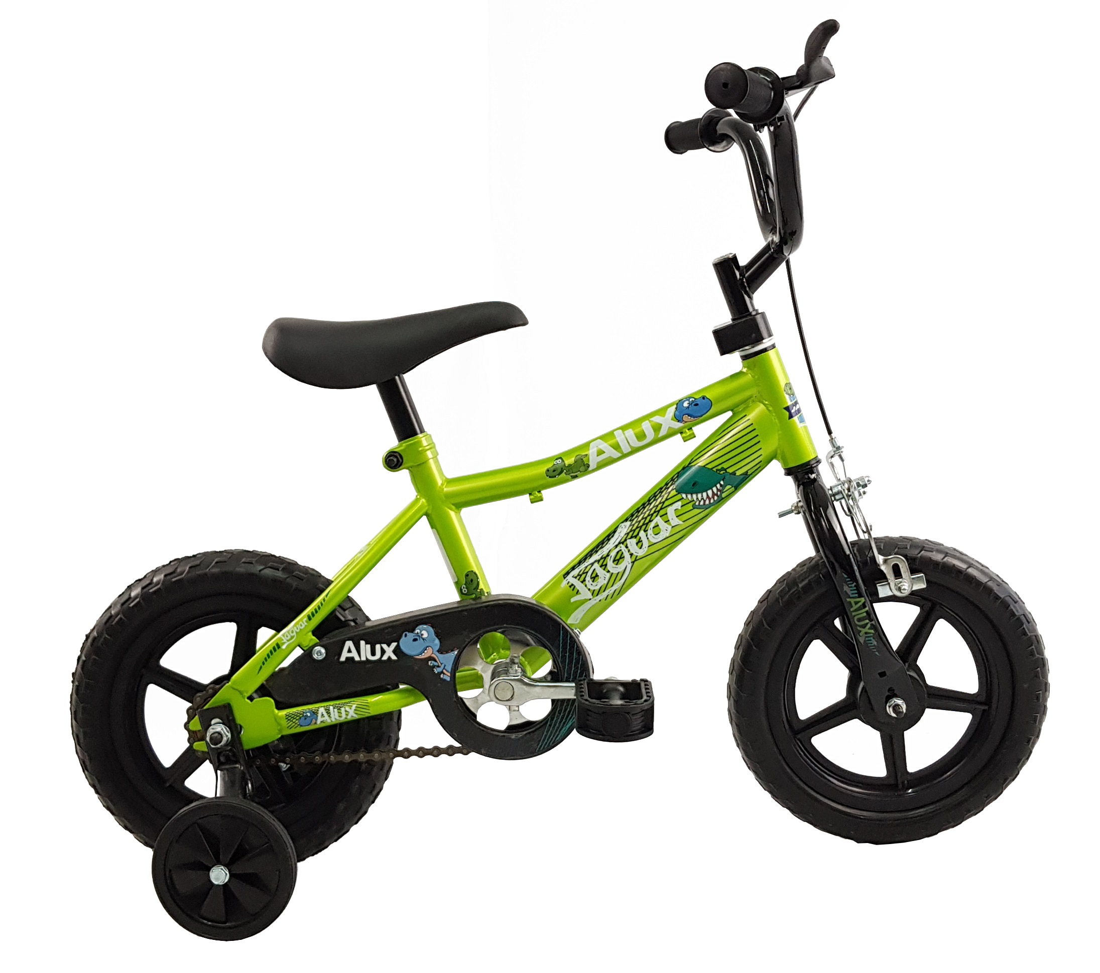 Bicicleta Jaguar Alux  Rodada 12 Llantas Entrenadoras Verde