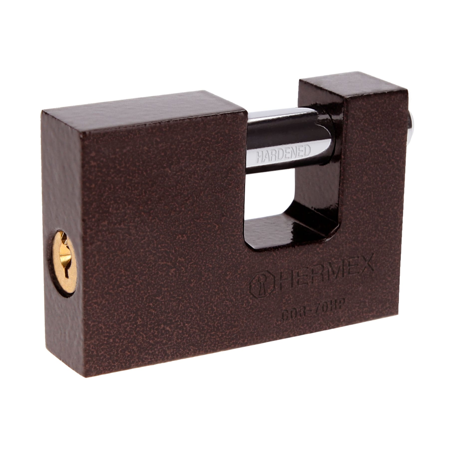 CANDADO ANTI-PALANCA 70 MM CUERPO DE HIERRO, HERMEX 23540